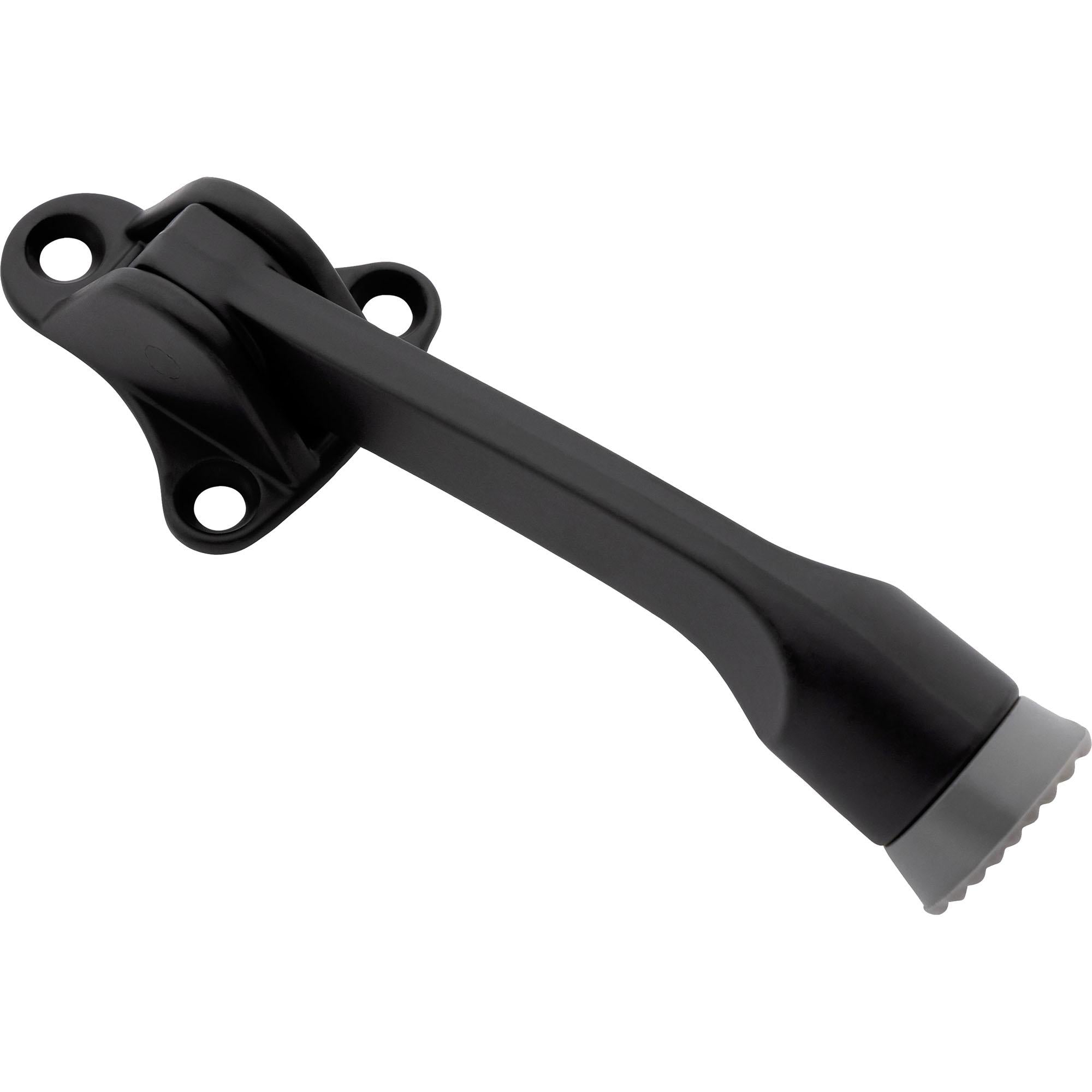 V238 4" Kickdown Door Stop - Matte Black