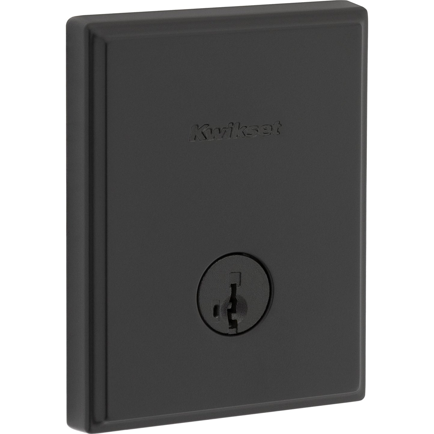 258 TRCT 514 SMT 6AL STRKP K3 Crosstown 1-Cyl Deadbolt - Matte Black