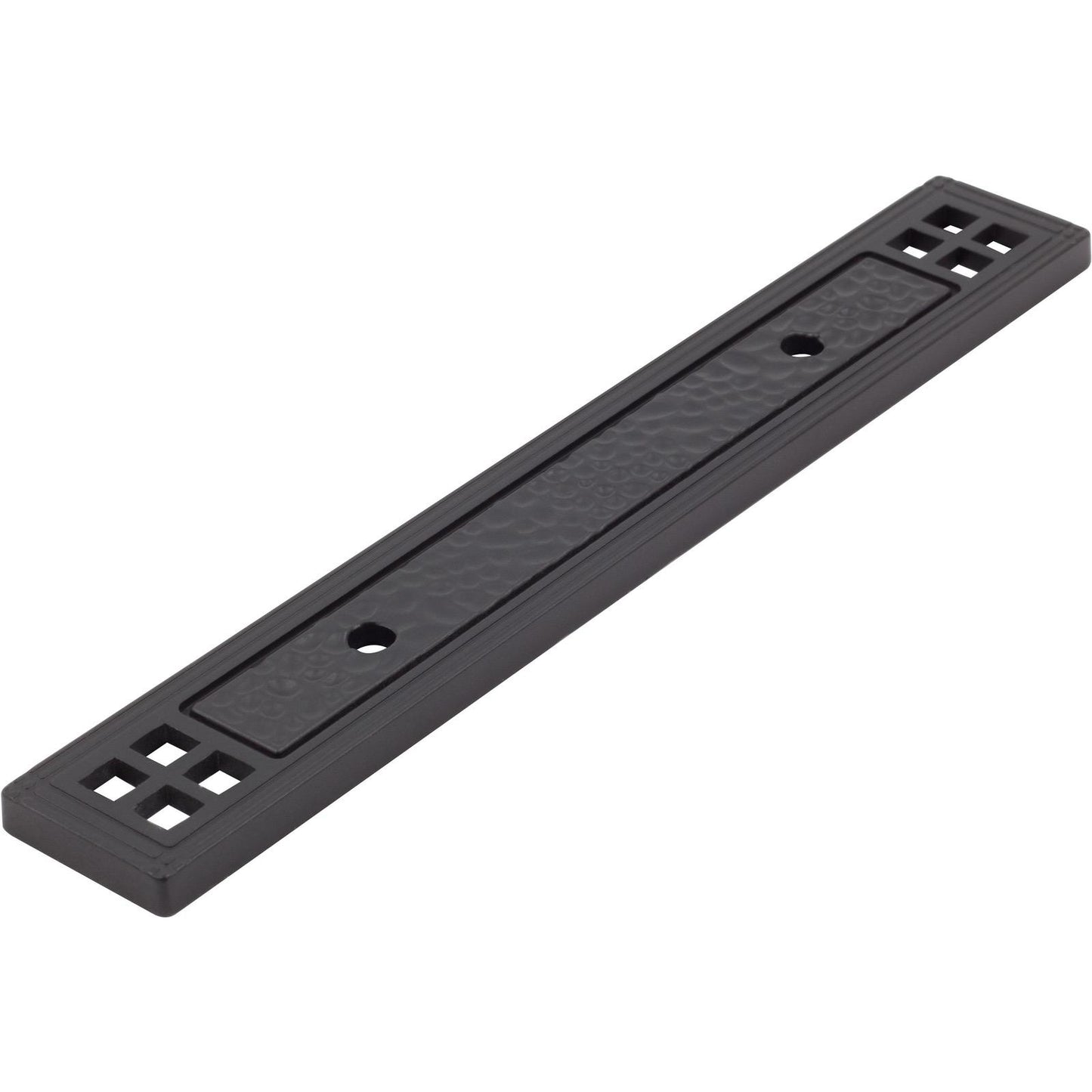Stone Harbor Hardware Arts & Crafts Cabinet Pull Backplate, 3" Center-to-Center, Matte Black