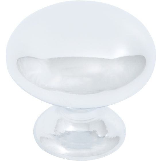 Stone Harbor Hardware Bi-Fold Closet Door Knob, 1-1/4 Inches, Polished Chrome