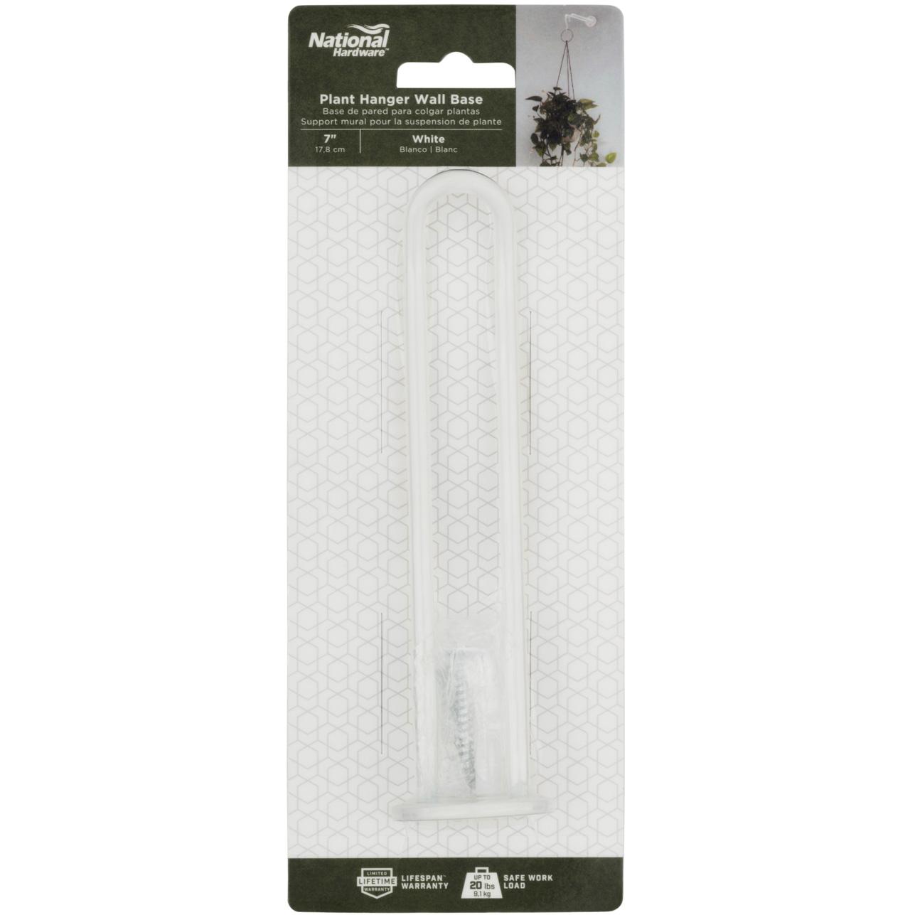 V2681 Plant Hanger Wall Base - White