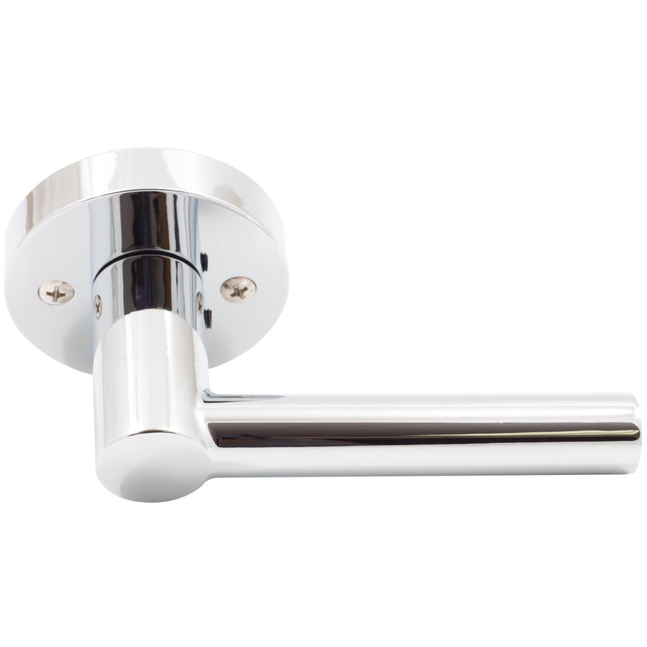 Zurich Door Lever with Round Rosette, Dummy (Non-Turning) Function