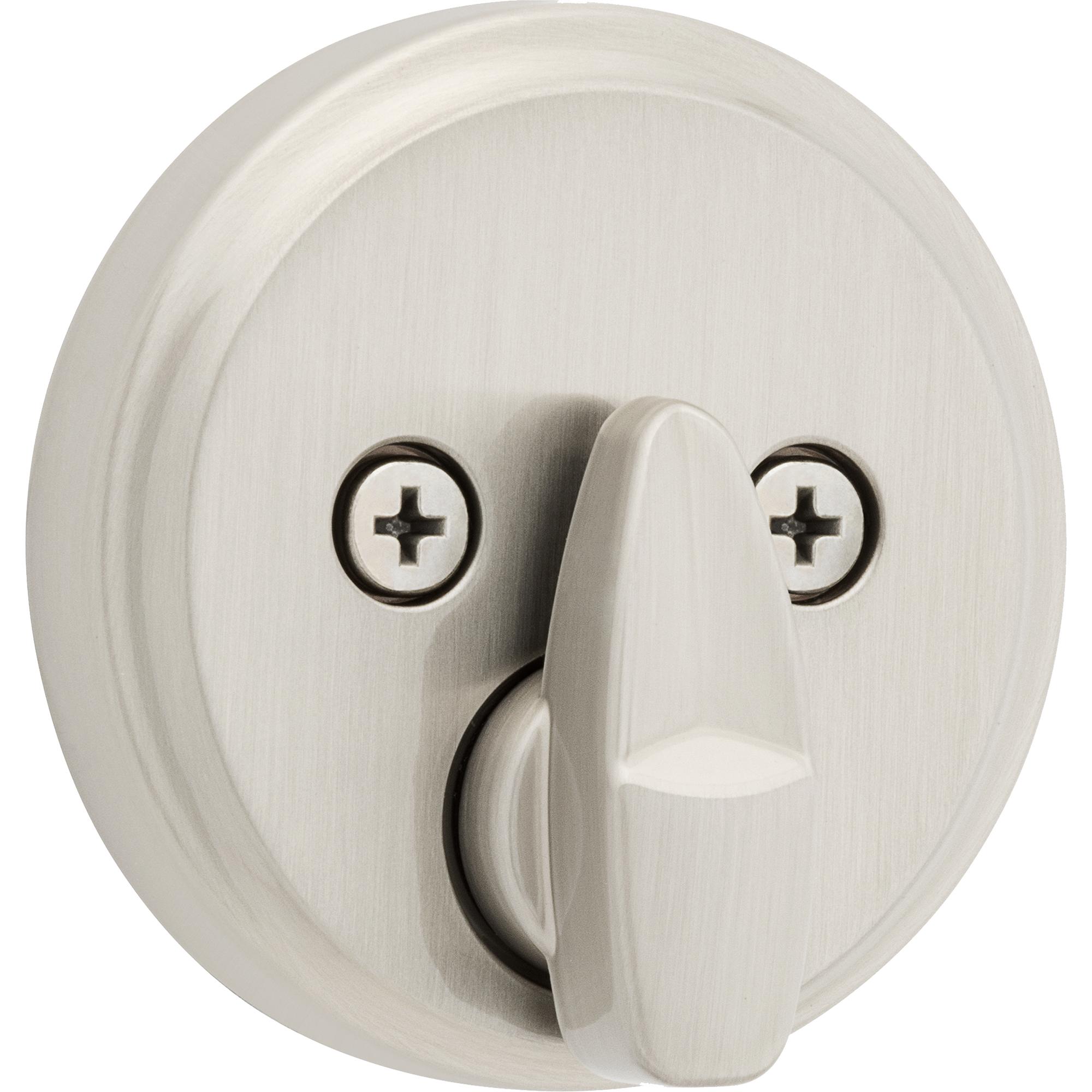 258 15 SMT 6AL STRKP K3 Hometown 1-Cyl Deadbolt - Satin Nickel