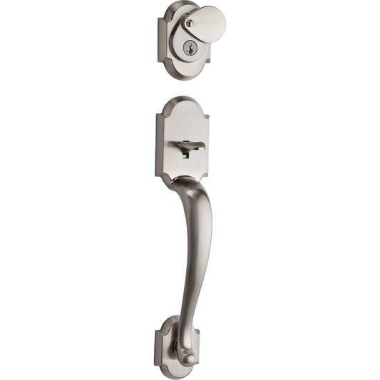 800AUH LIP 15 SMT 6AL STRKP Austin Handleset for 966 Trims - Satin Nickel