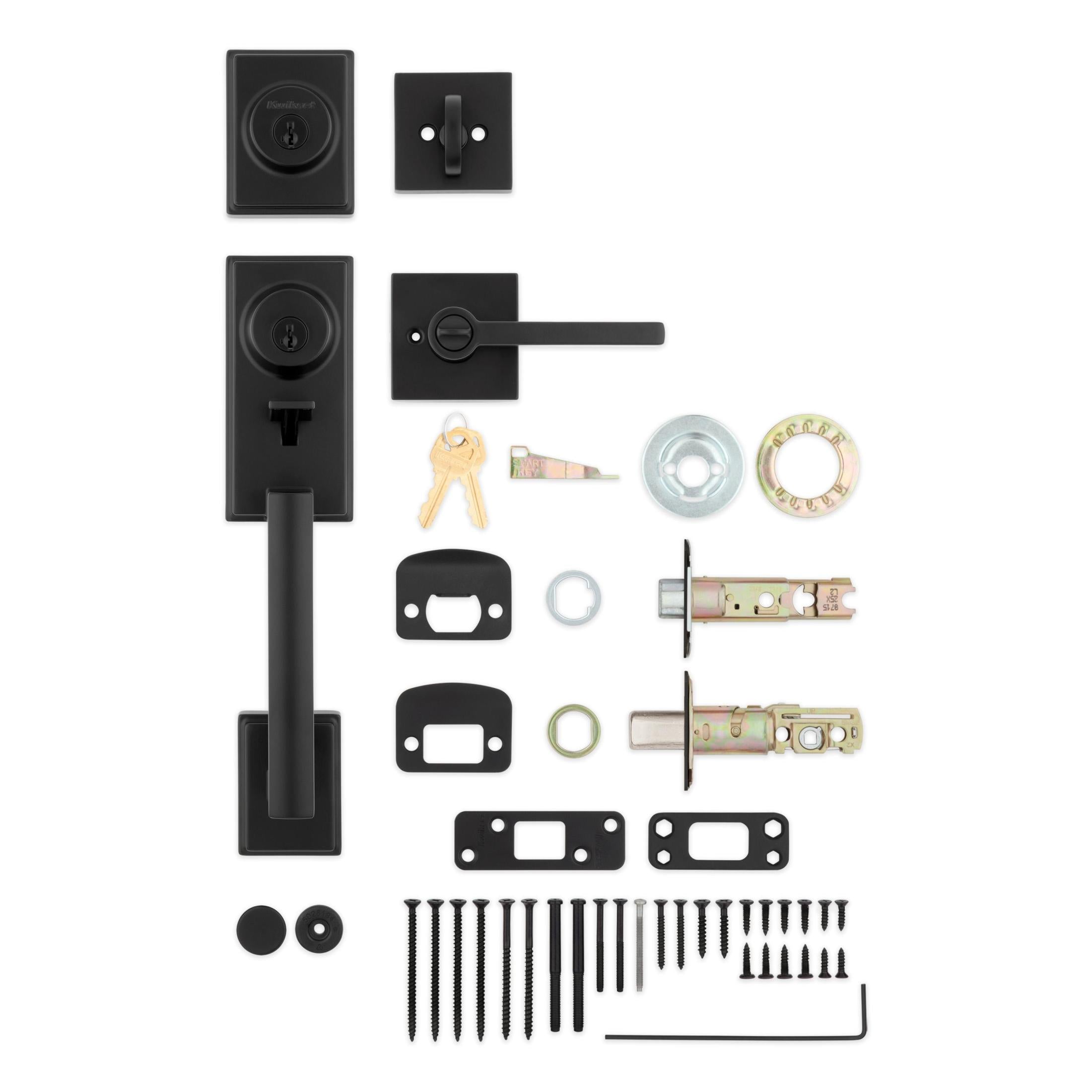553PRHXHFL 514 SMT RBPP Peralta / Halifax Two Point Locking Handleset - Matte Black