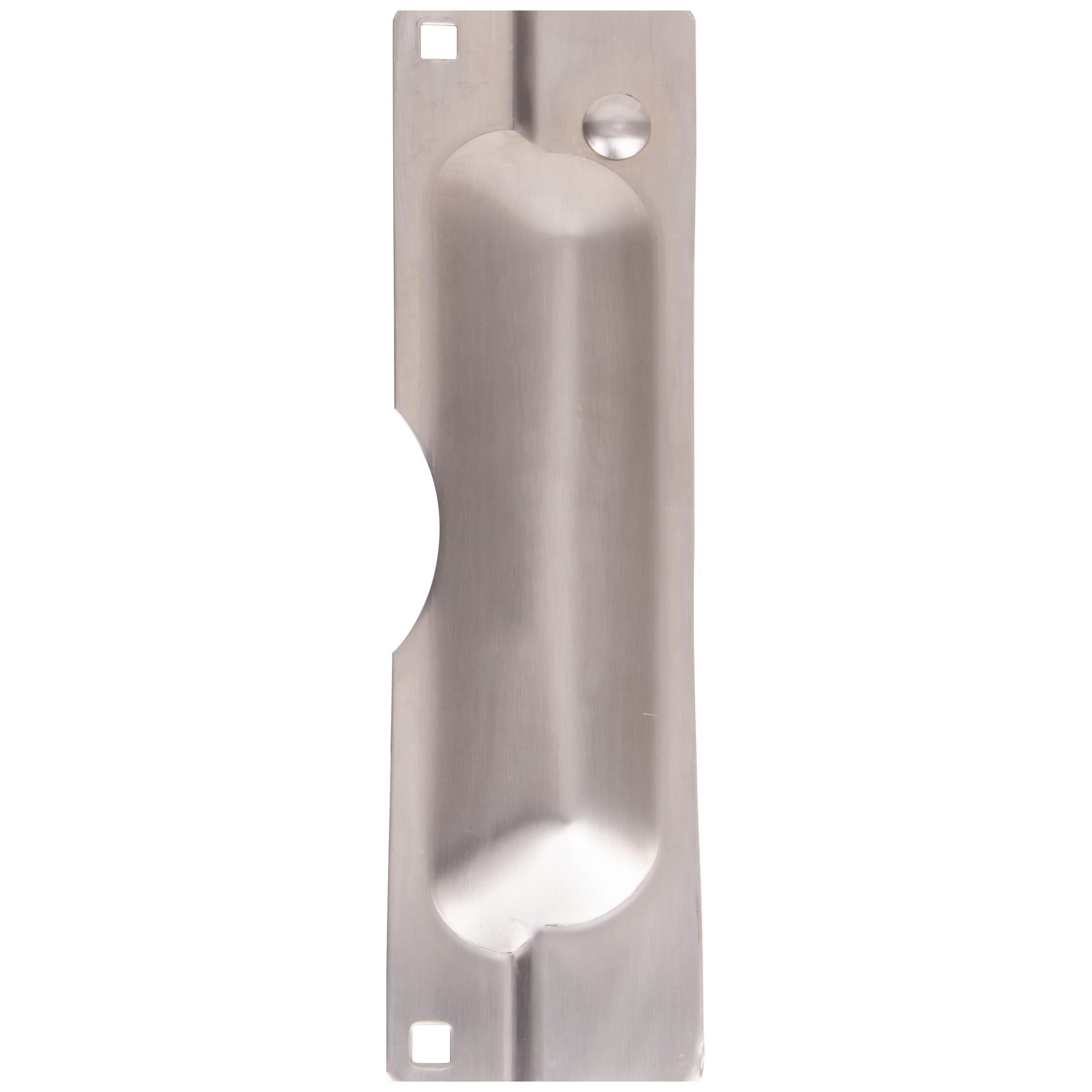 Latch Bolt Protector 3" x 11", Satin Stainless Steel