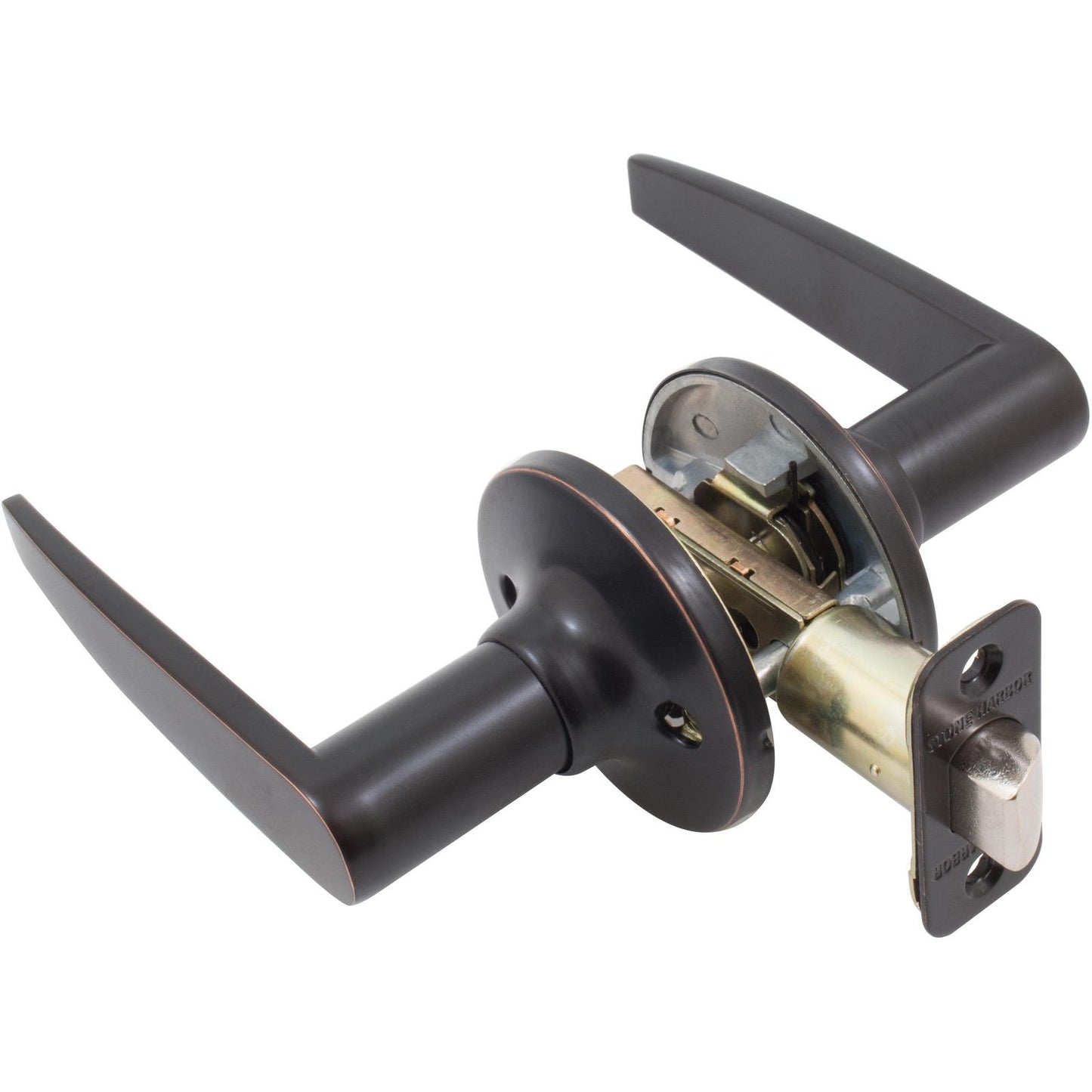 Stone Harbor Hardware Tucson Door Lever, Passage (Hall/Closet) Latch, Vintage Bronze