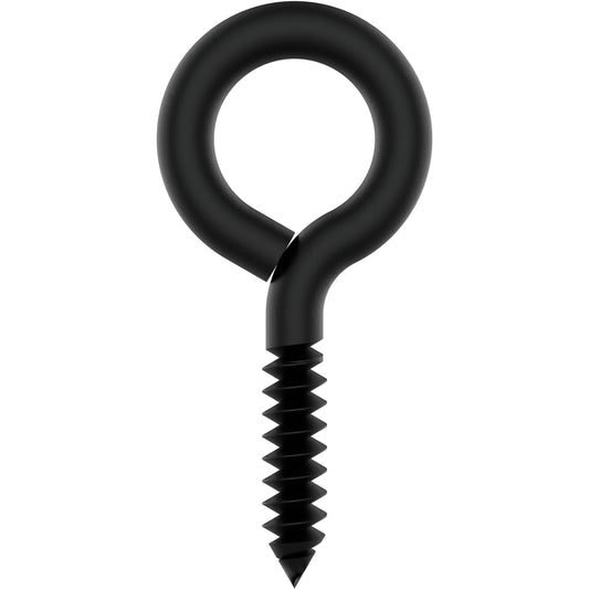 V2014 3/16" x 3" Lag Screw Eye 2/pk - Black