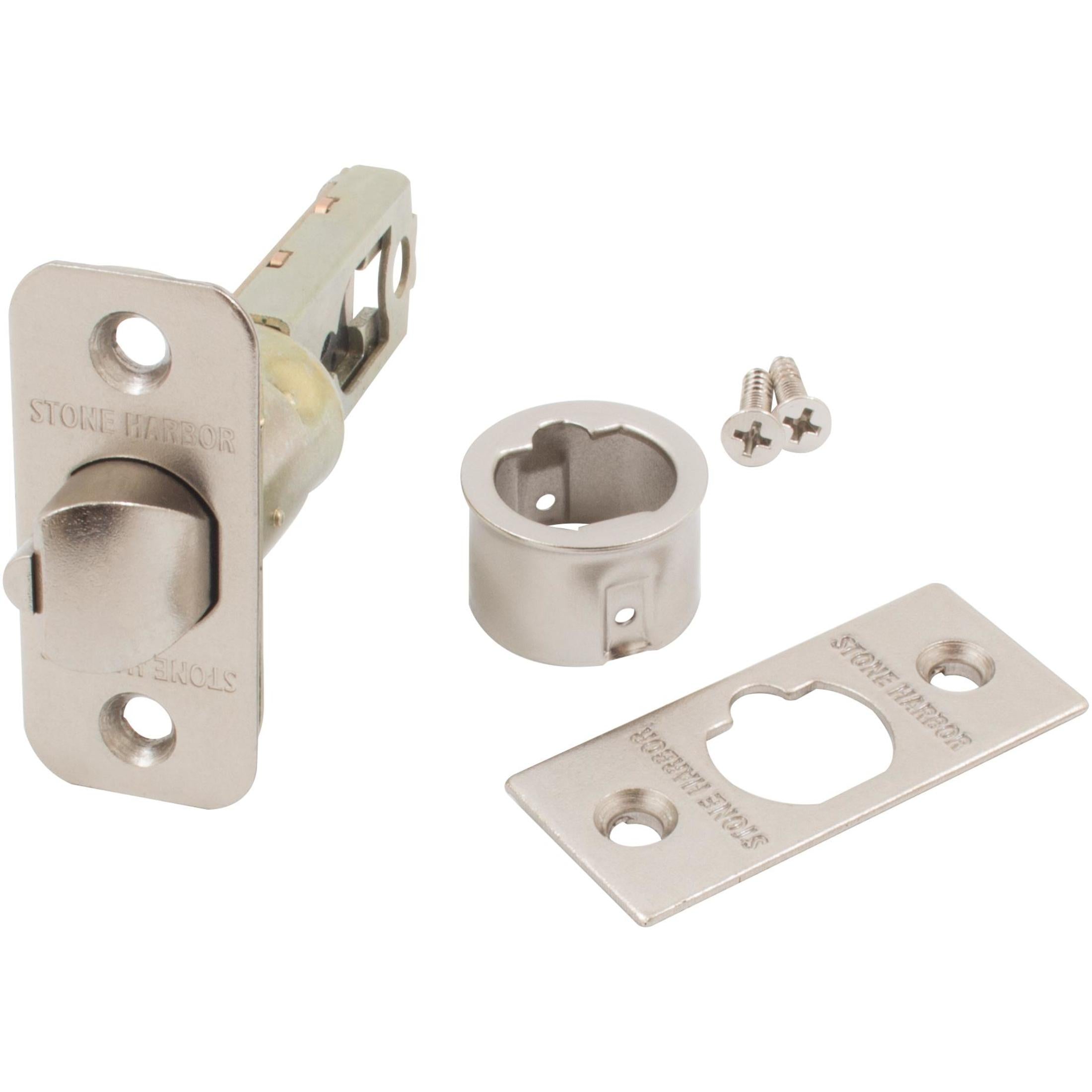 Six-Way Adjustable Latch for Traditional Entry Locks