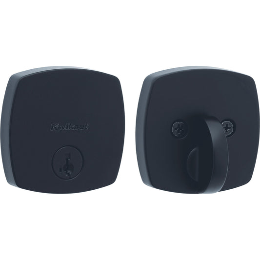 258 MDT 514 SMT 6AL STRKP K3 Midtown 1-Cyl Deadbolt - Matte Black