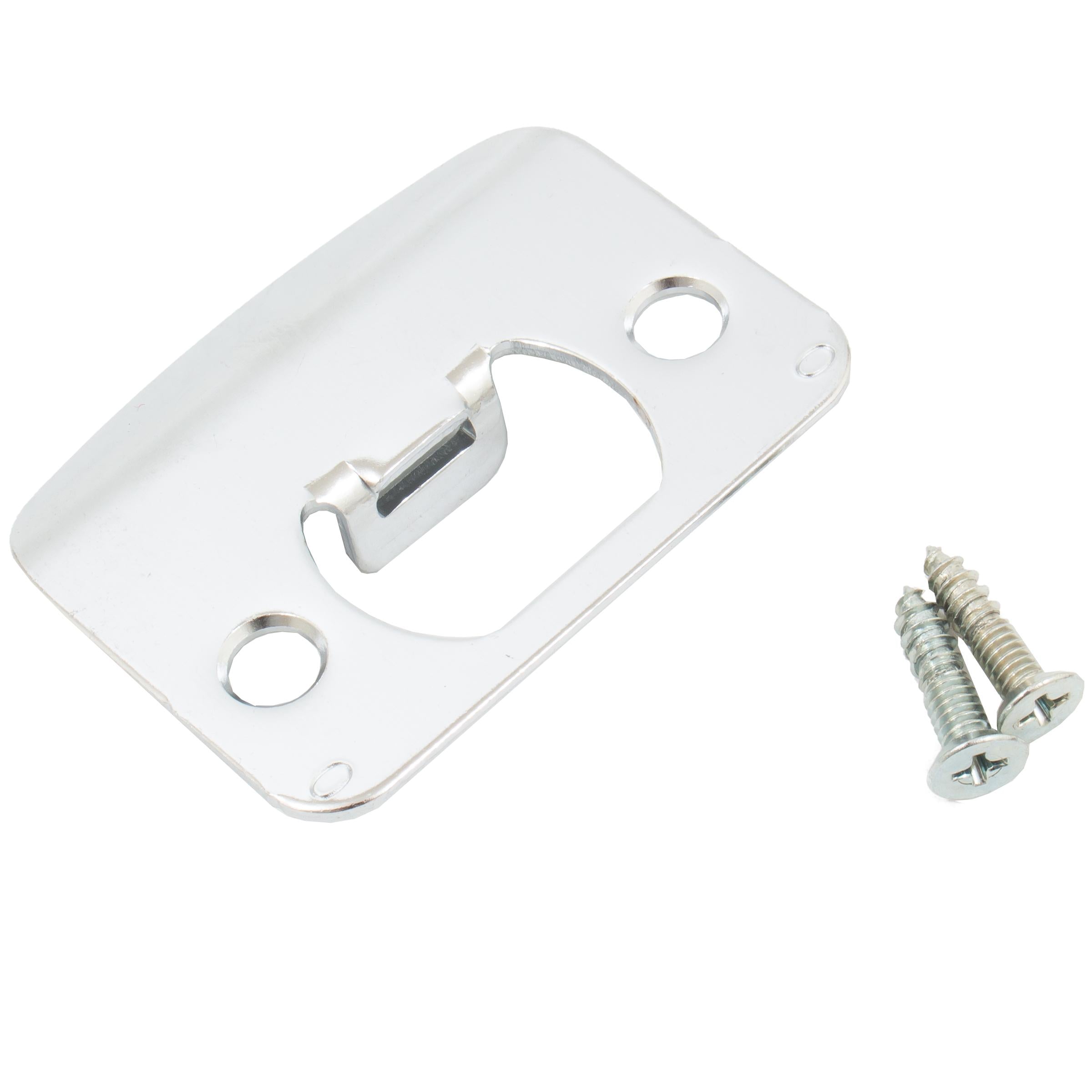 83031-003 UL Round Corner Strike -Polished  Chrome