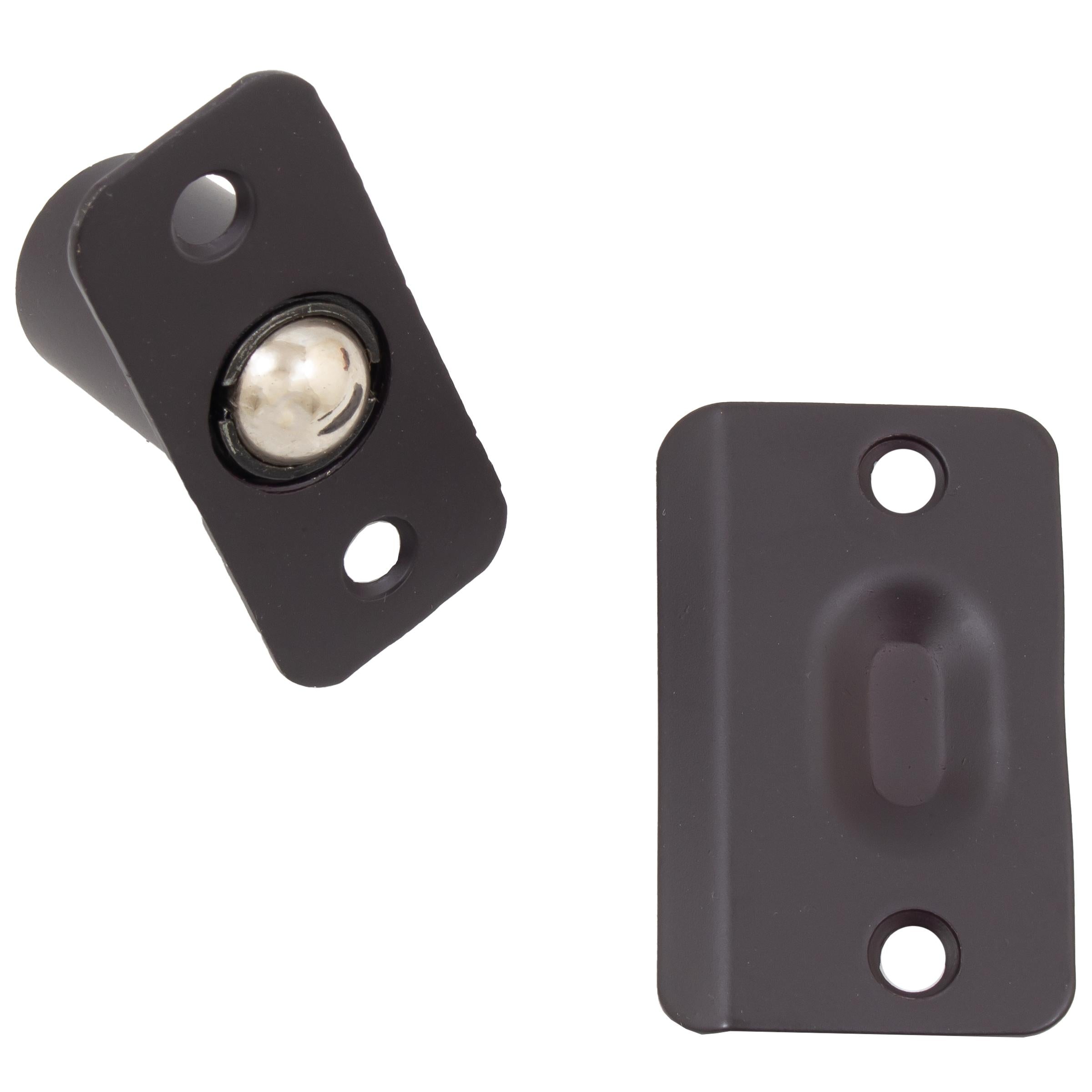 Stone Harbor Hardware Round Corner Single Adjust Ball Catch, Oil-Rubbed Bronze