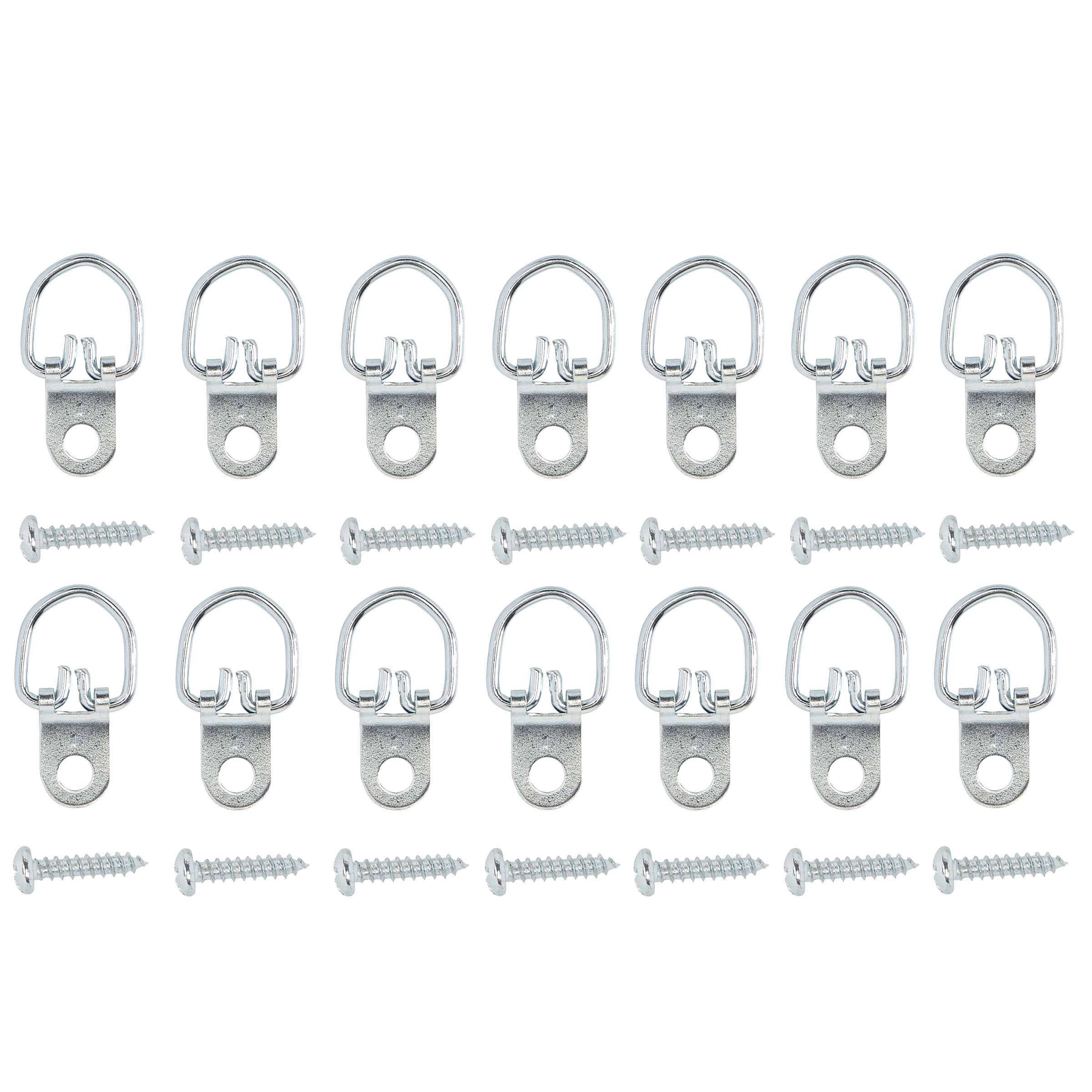 TB2527-S 1-7/32" D-Ring Hangers, 14/pk - Zinc