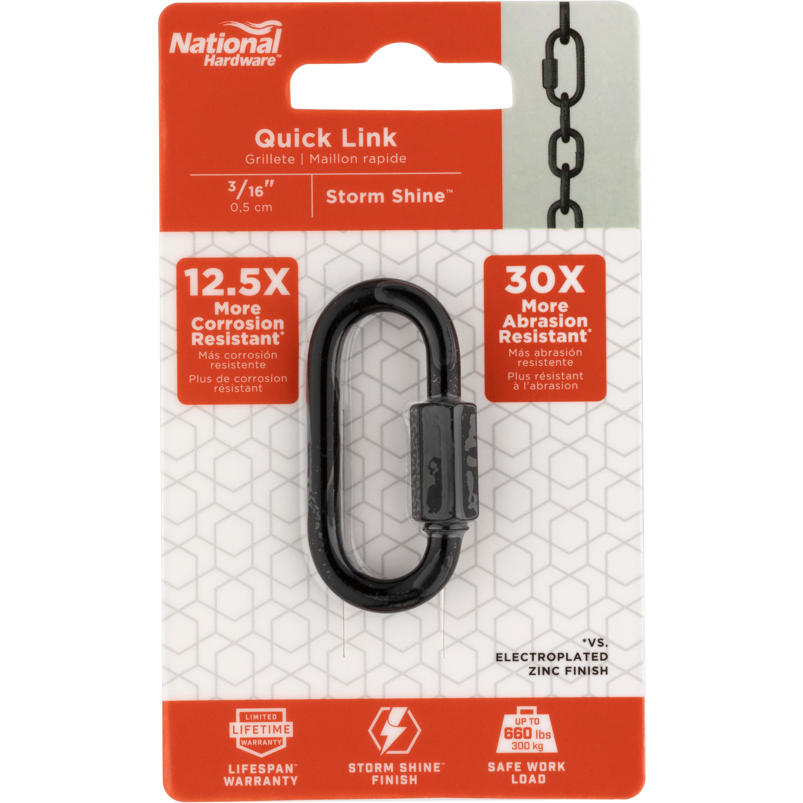 V3150 3/16" Quick Link - Black