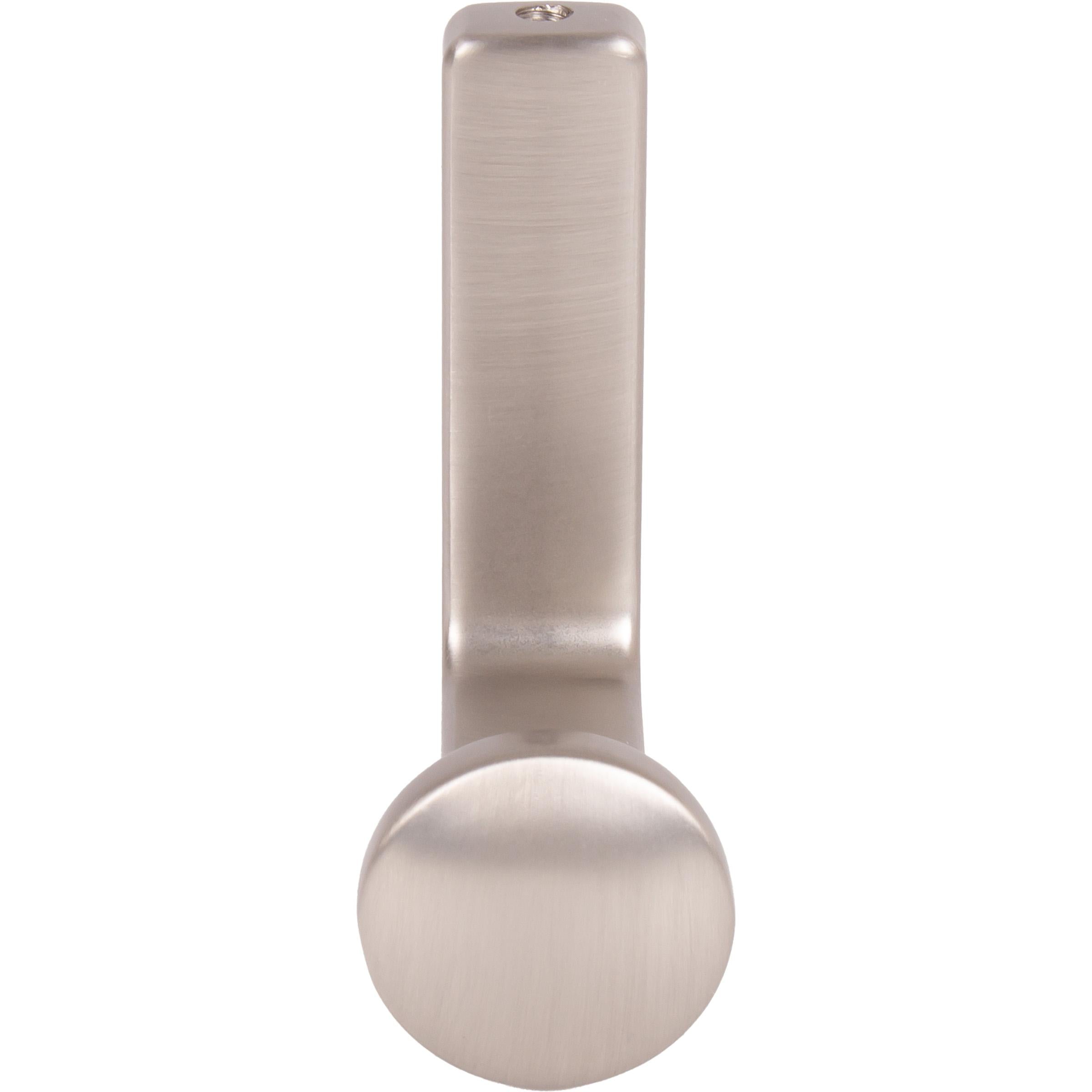 Stone Harbor Hardware Modern Round Robe Hook, Satin Nickel