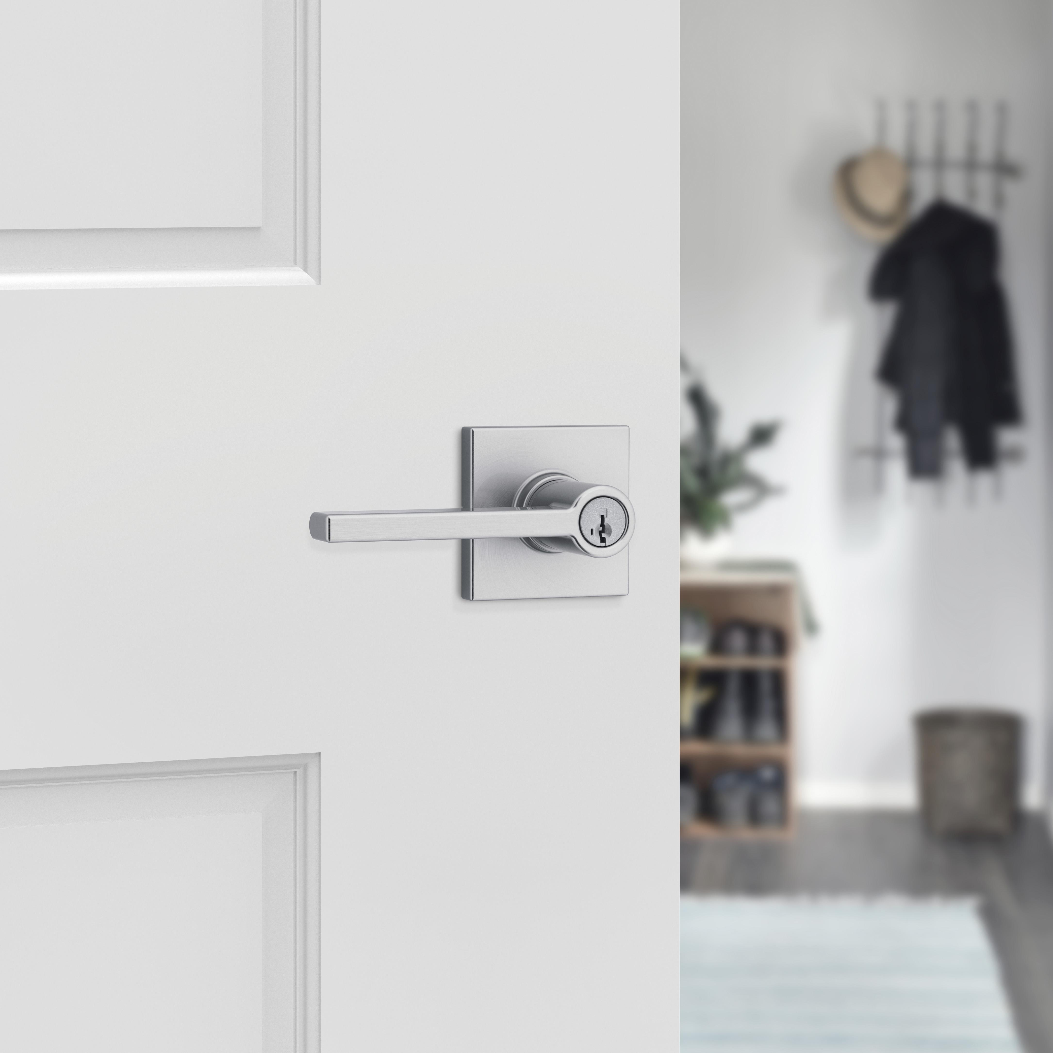 438CSL SQT 26D SMT RCAL UL 3031 23155 LK Casey Entry Less Keys - Satin Chrome