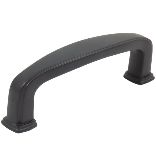 Stone Harbor Hardware Sherwood Cabinet Pull, 3 Inches, Matte Black