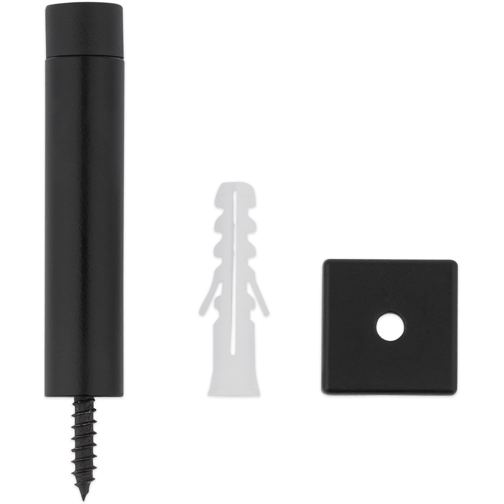 National Hardware - V251 Reed Door Stop - Matte Black