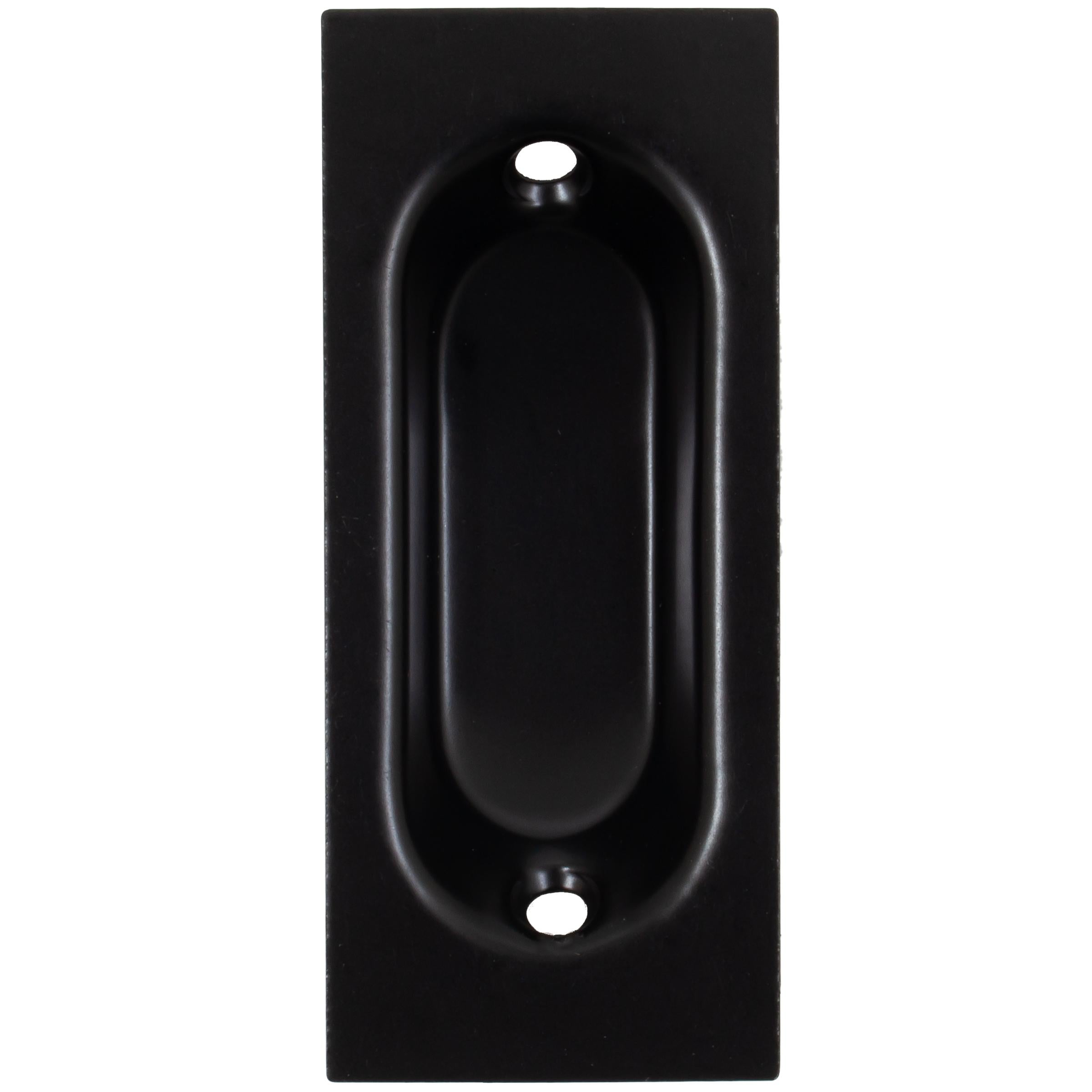 Rectangular Flush Door Pull, 3-1/8" x 1-11/32" x 17/32"