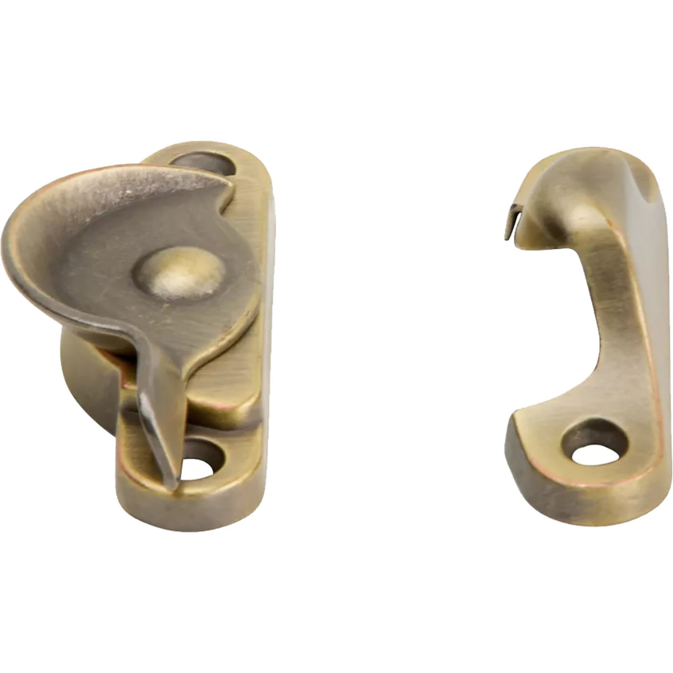 National Hardware - N148-809 V600 Sash Lock in Antique Brass