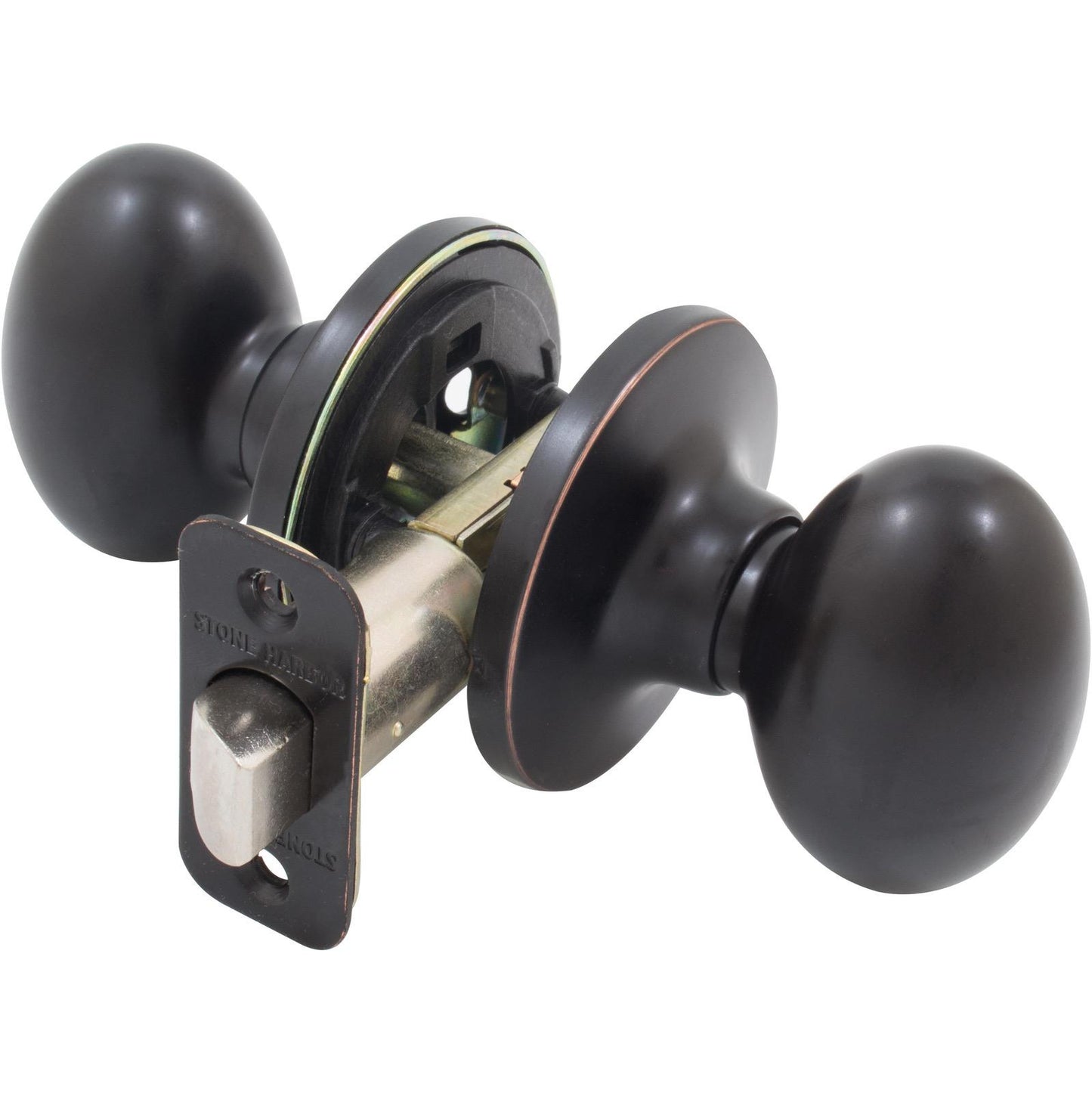 Stone Harbor Hardware Springhill Door Knob, Passage (Hall/Closet) Latch, Vintage Bronze