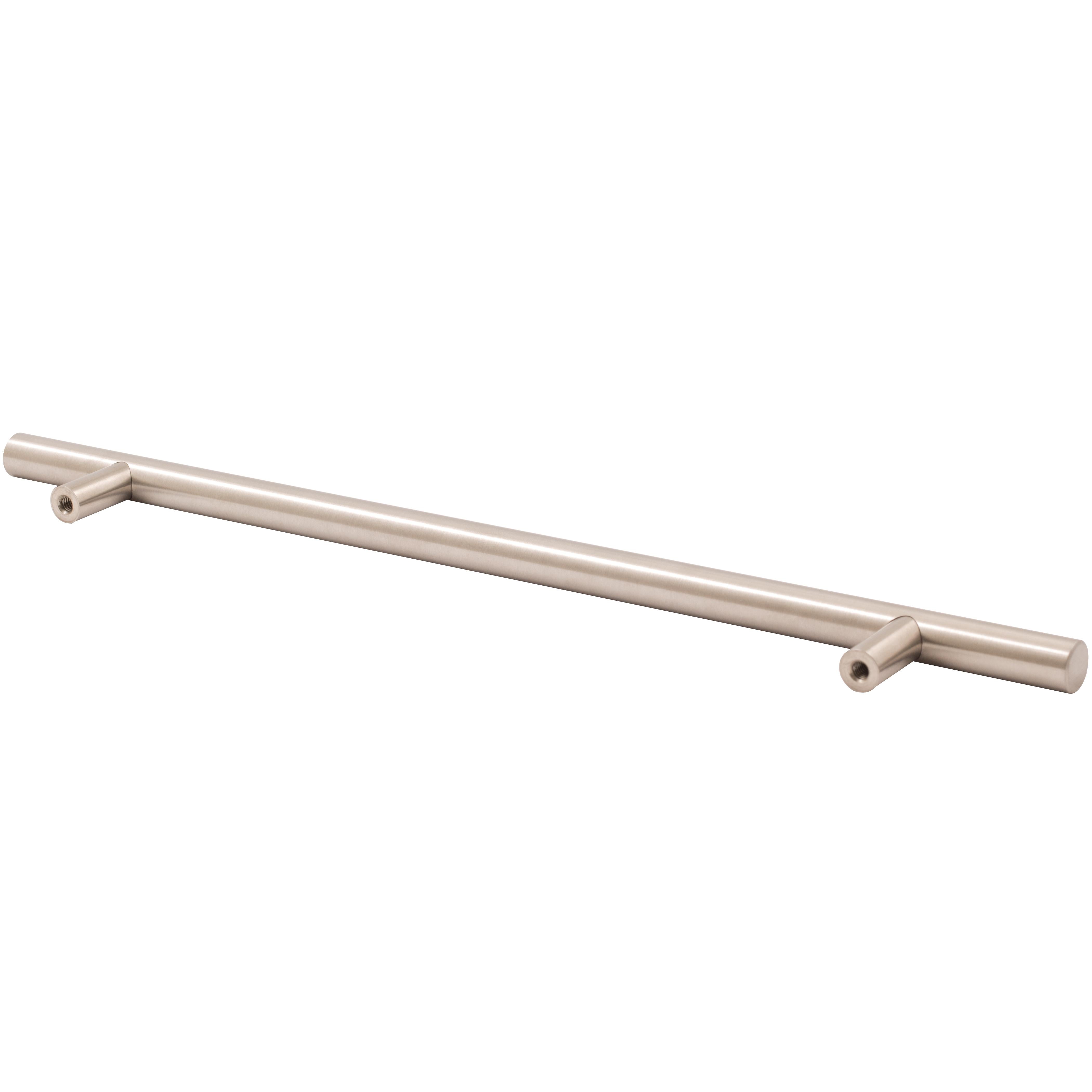 Stone Harbor Hardware Bar Cabinet Pull, 224 Millimeters, 304mm Overall Length, Satin Stainless Steel