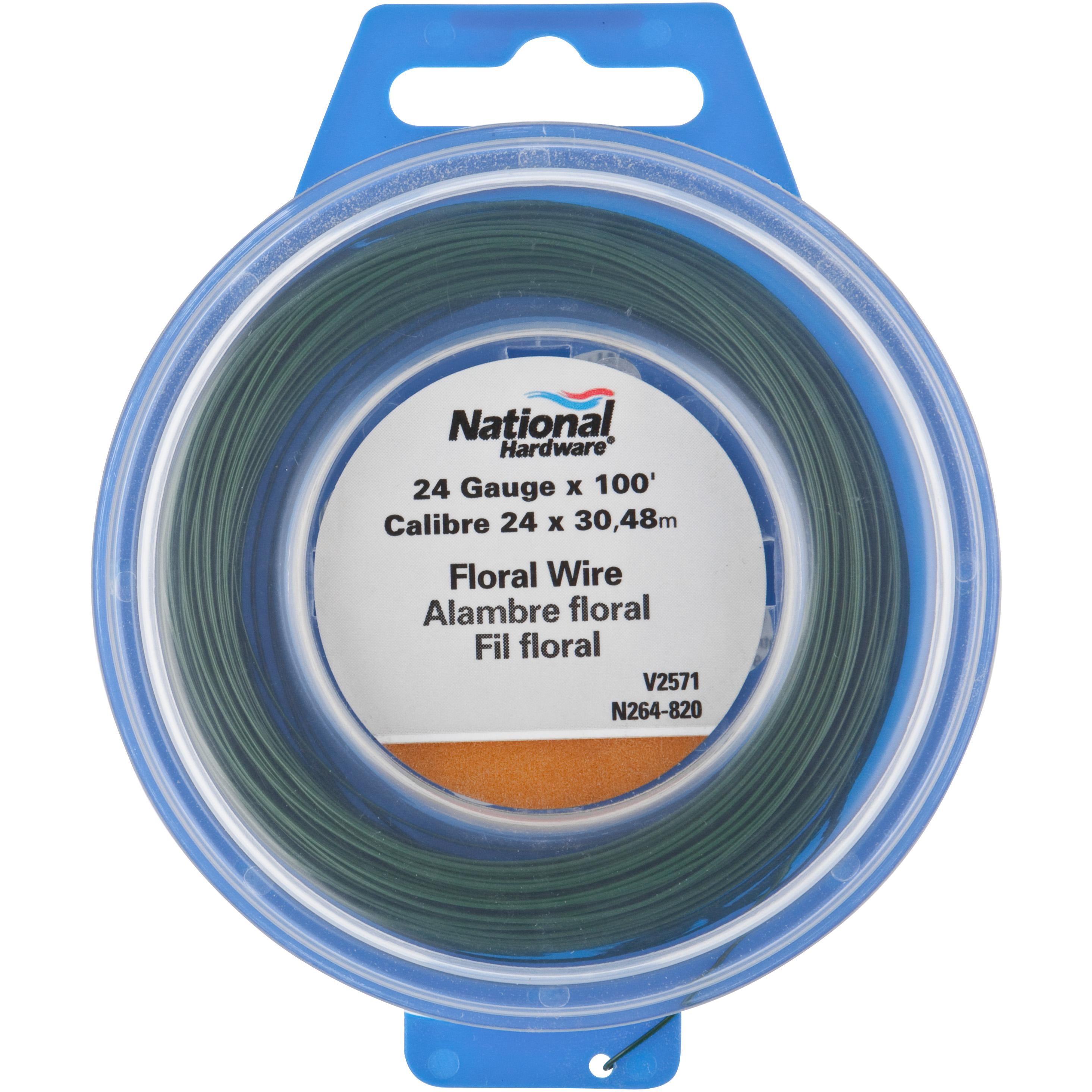 V2571 24 GA x 100’ Floral Wire - Green