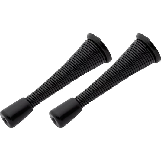 232 4" Spring Door Stop 2/pk - Matte Black