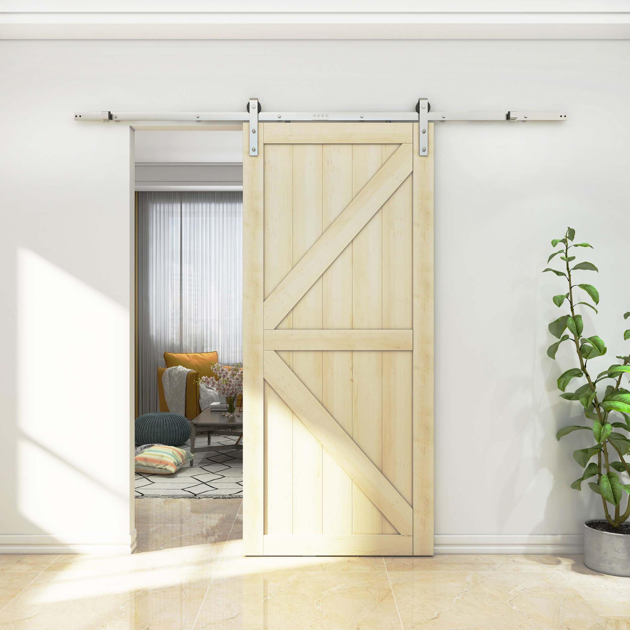 Barn Strap Style Sliding Door Hardware Set