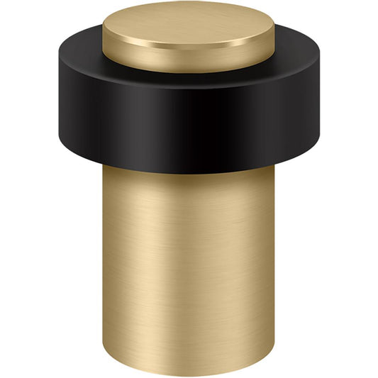 UFB7500U4 3" Heavy-Duty Round Universal Floor Bumper - Satin Brass