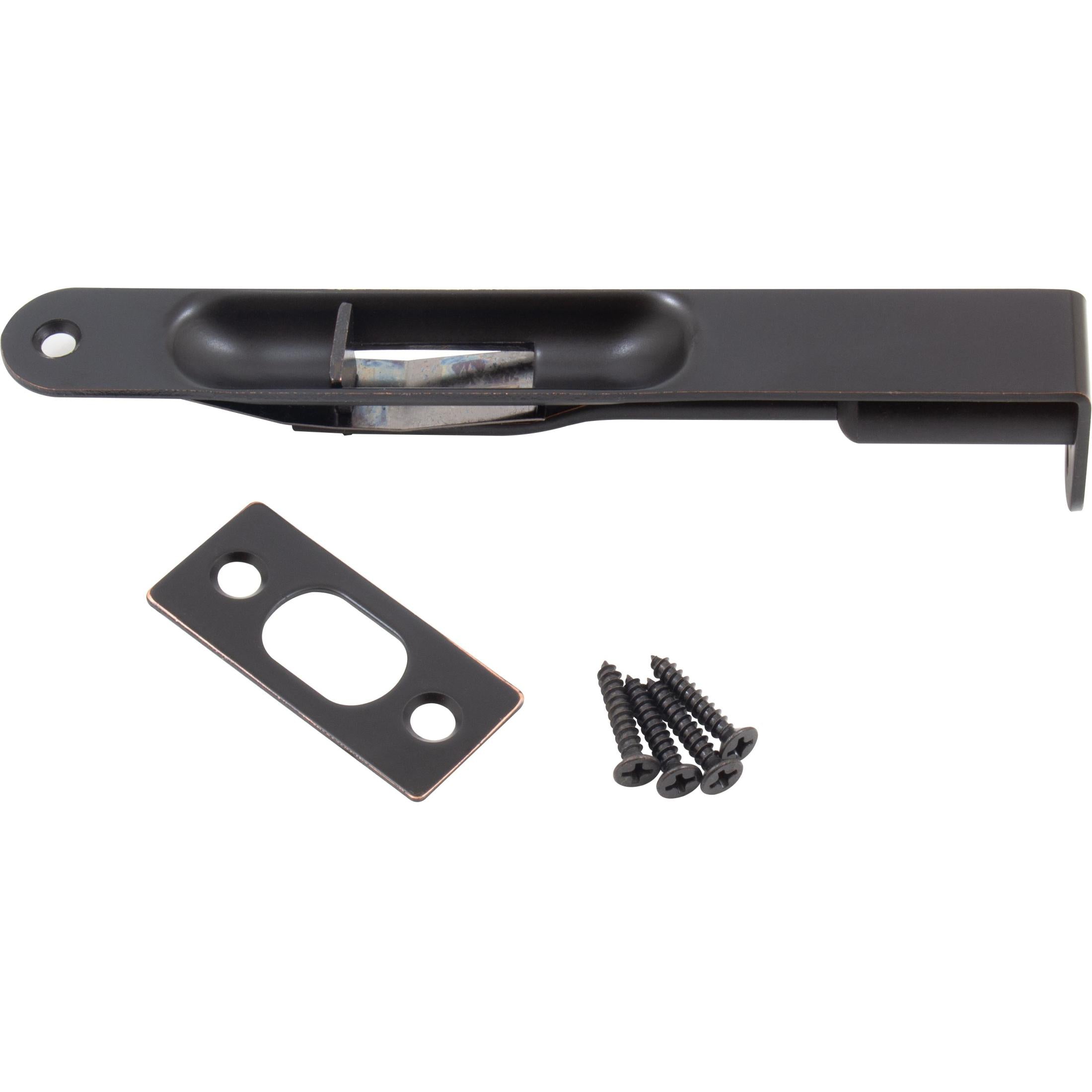 Flush Bolt Round Corner x Round Corner 6 Inches
