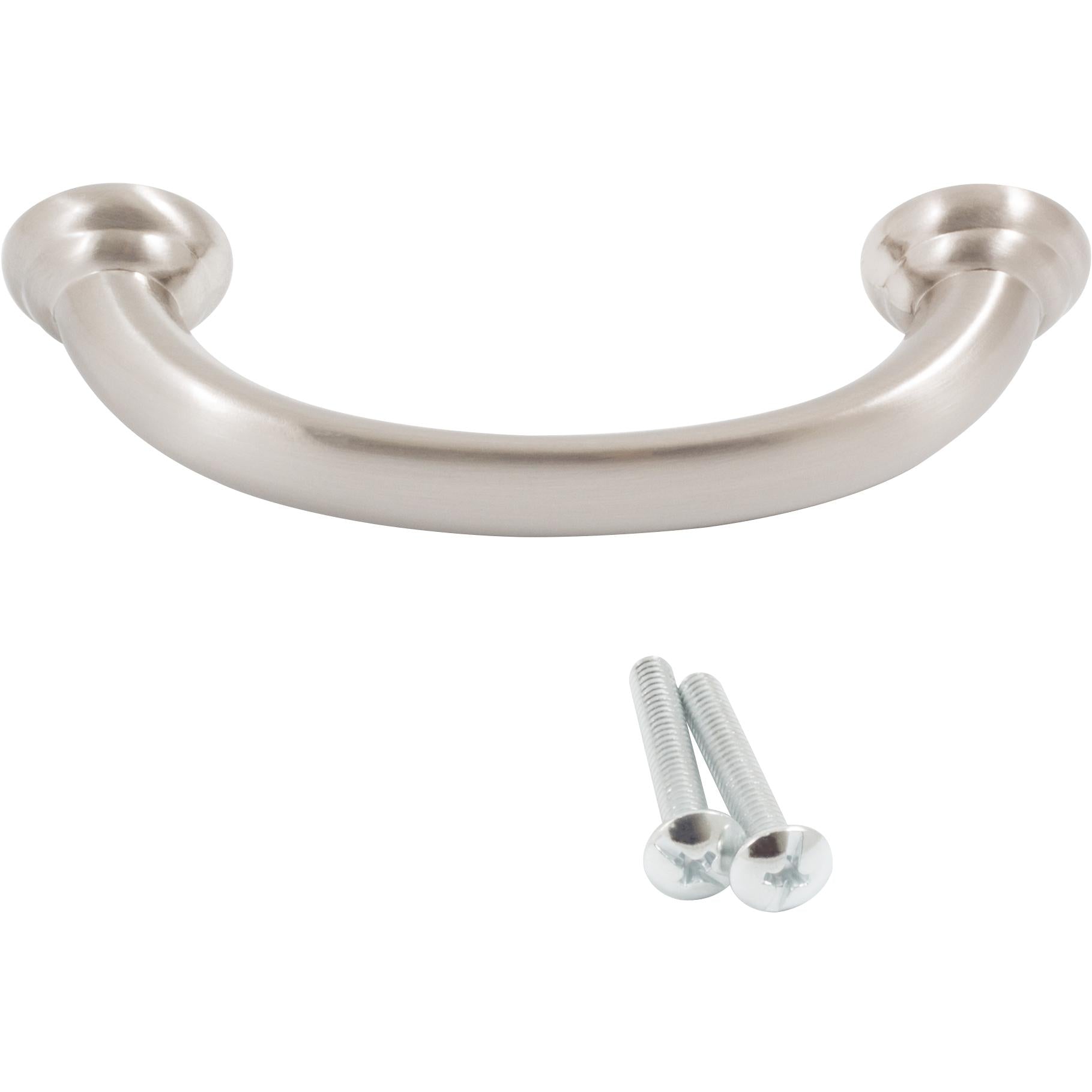 Stone Harbor Hardware Alesund Cabinet Pull, 3 Inches, Satin Nickel