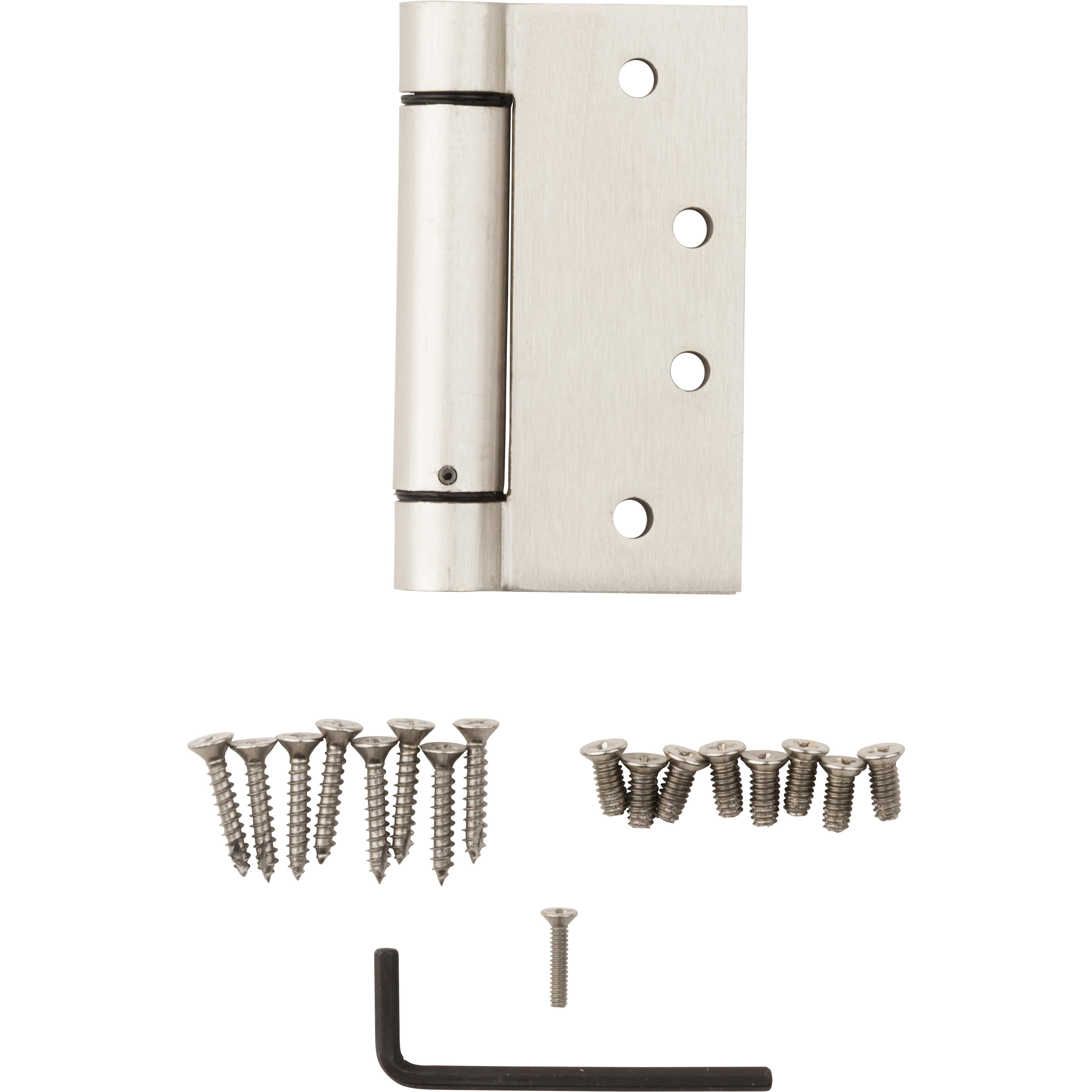 V520 4" Spring Hinge 1/pk - Satin Nickel