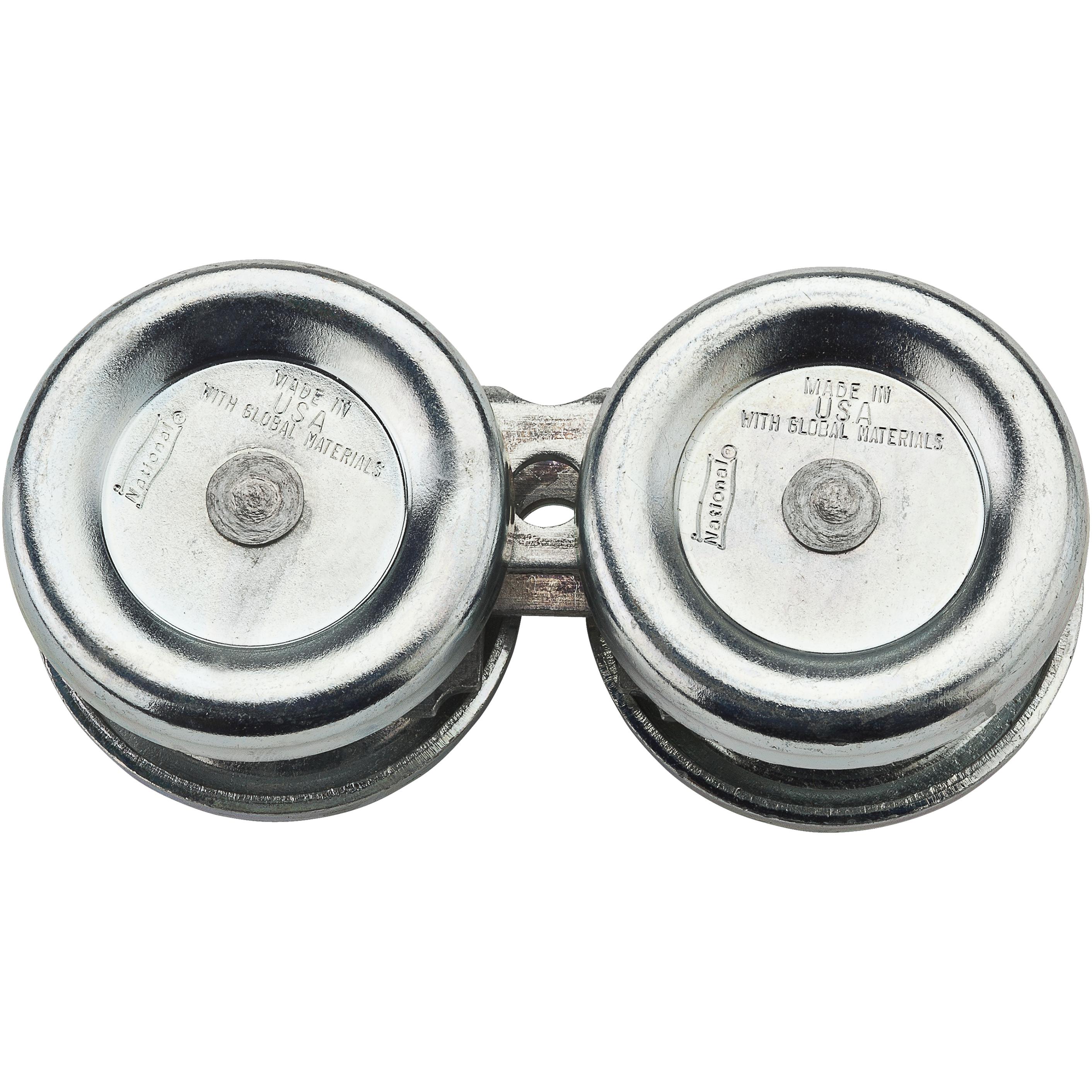 National Hardware - 5000 Box Rail Trunk, 2/pk - Zinc