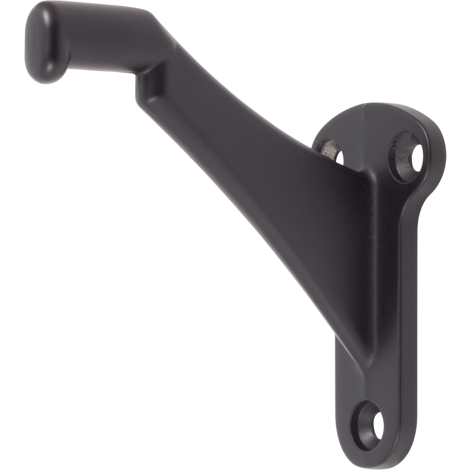 Stone Harbor Hardware Heavy-Duty Handrail Bracket, Matte Black
