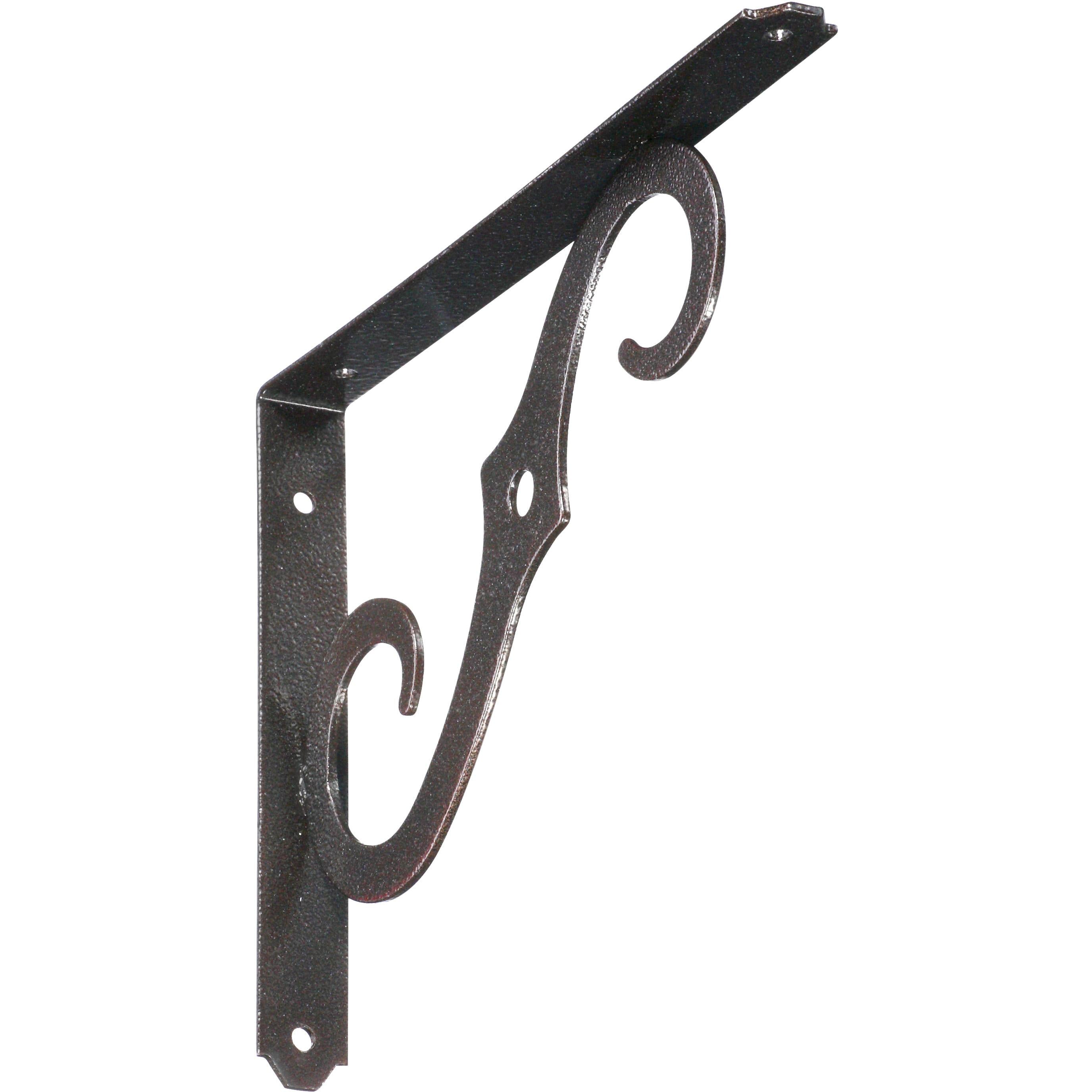 152BC 10" x 7" Ornamental Shelf Bracket - Antique Bronze
