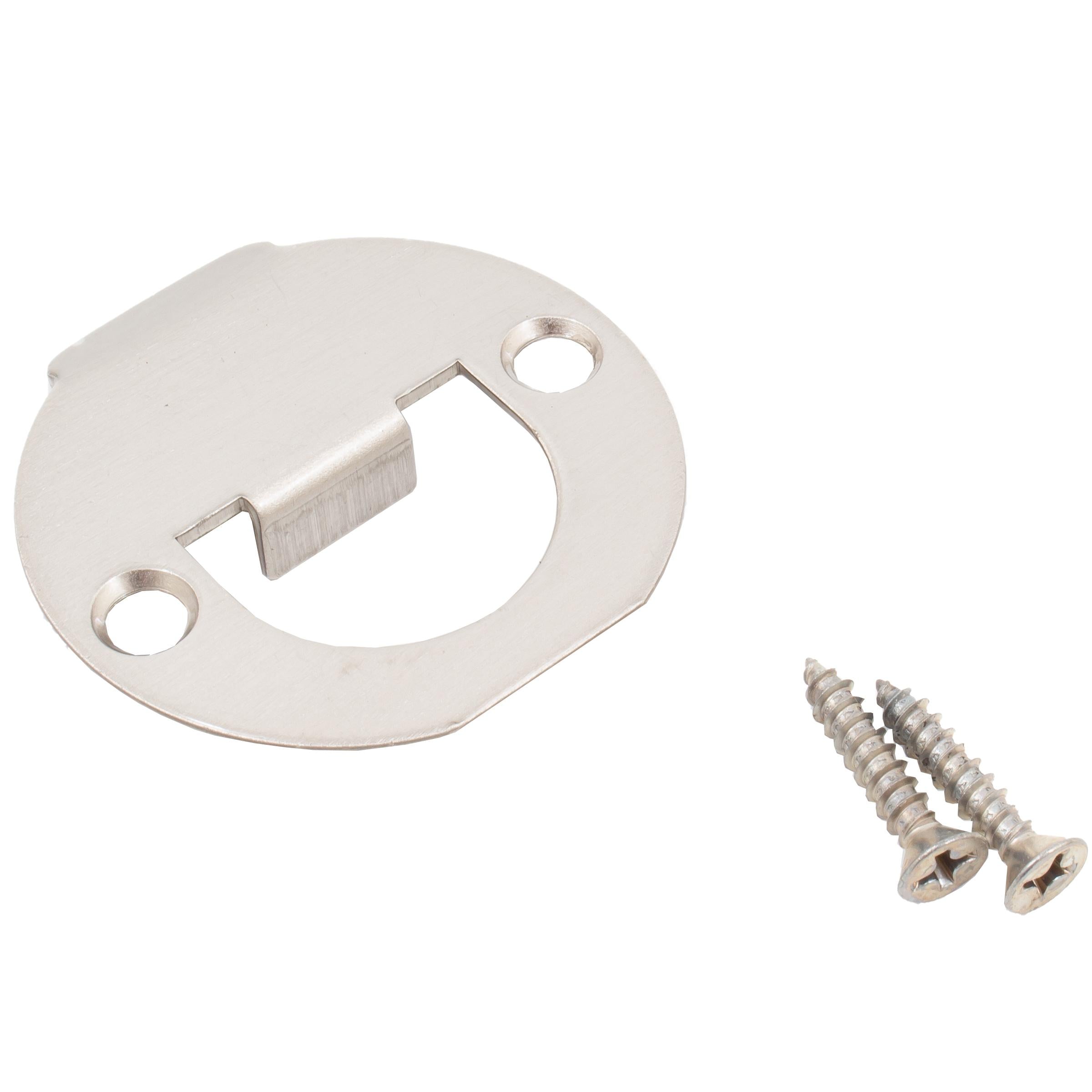 83929-006 1-3/4" Full Round Strike - Satin Nickel