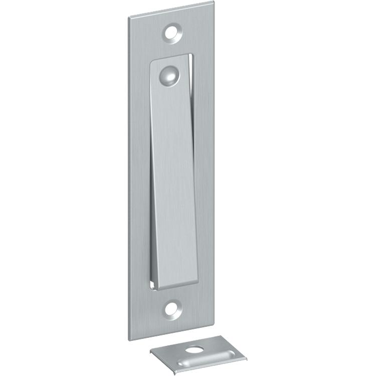 PDB50U26D 4-5/8" Pocket Door Jamb Bolt - Satin Chrome