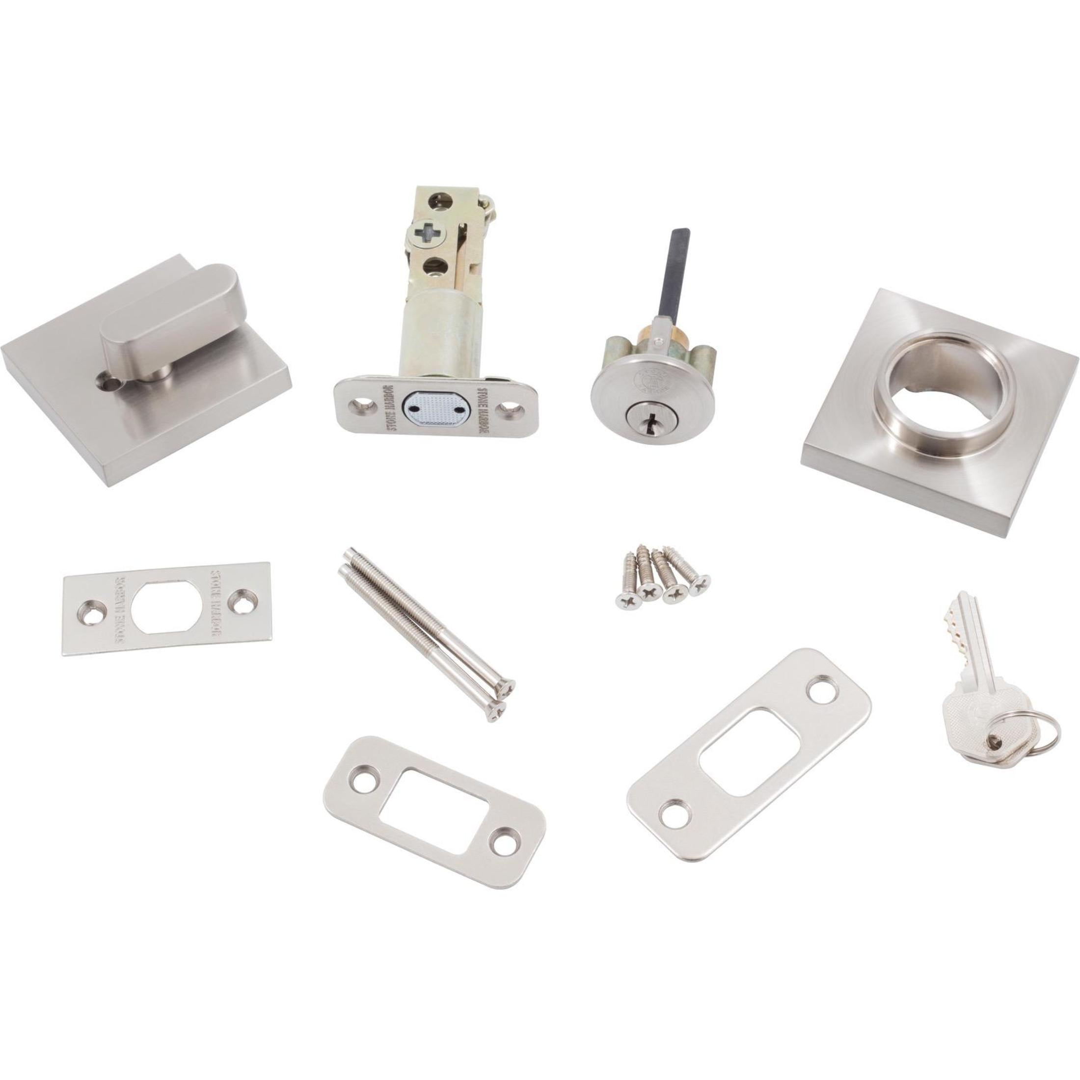 Contemporary Square Deadbolt