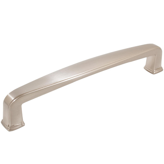 Stone Harbor Hardware Sherwood Cabinet Pull, 128 Millimeters, Satin Nickel