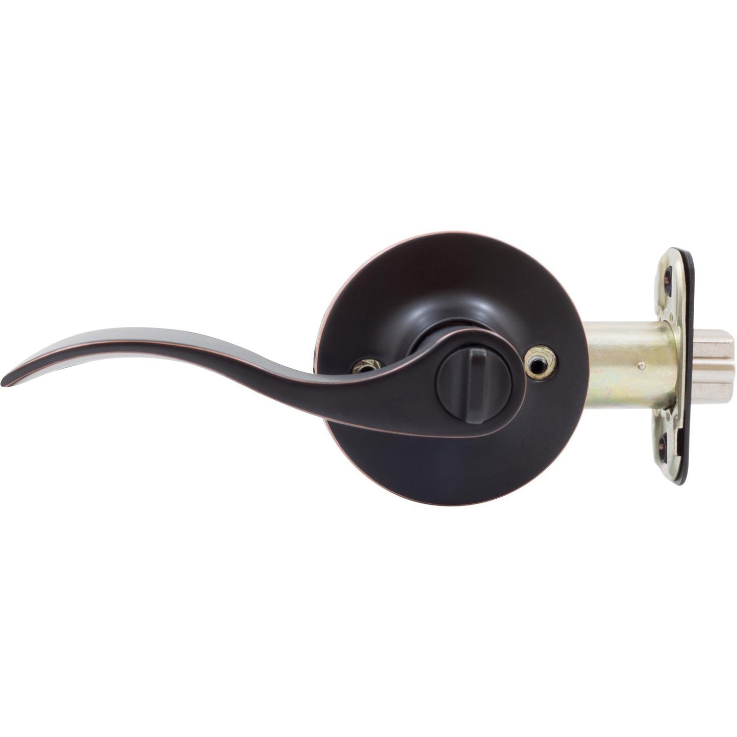 Stone Harbor Hardware Beaverton Door Lever, Entry Latch, KW Keyway, Vintage Bronze