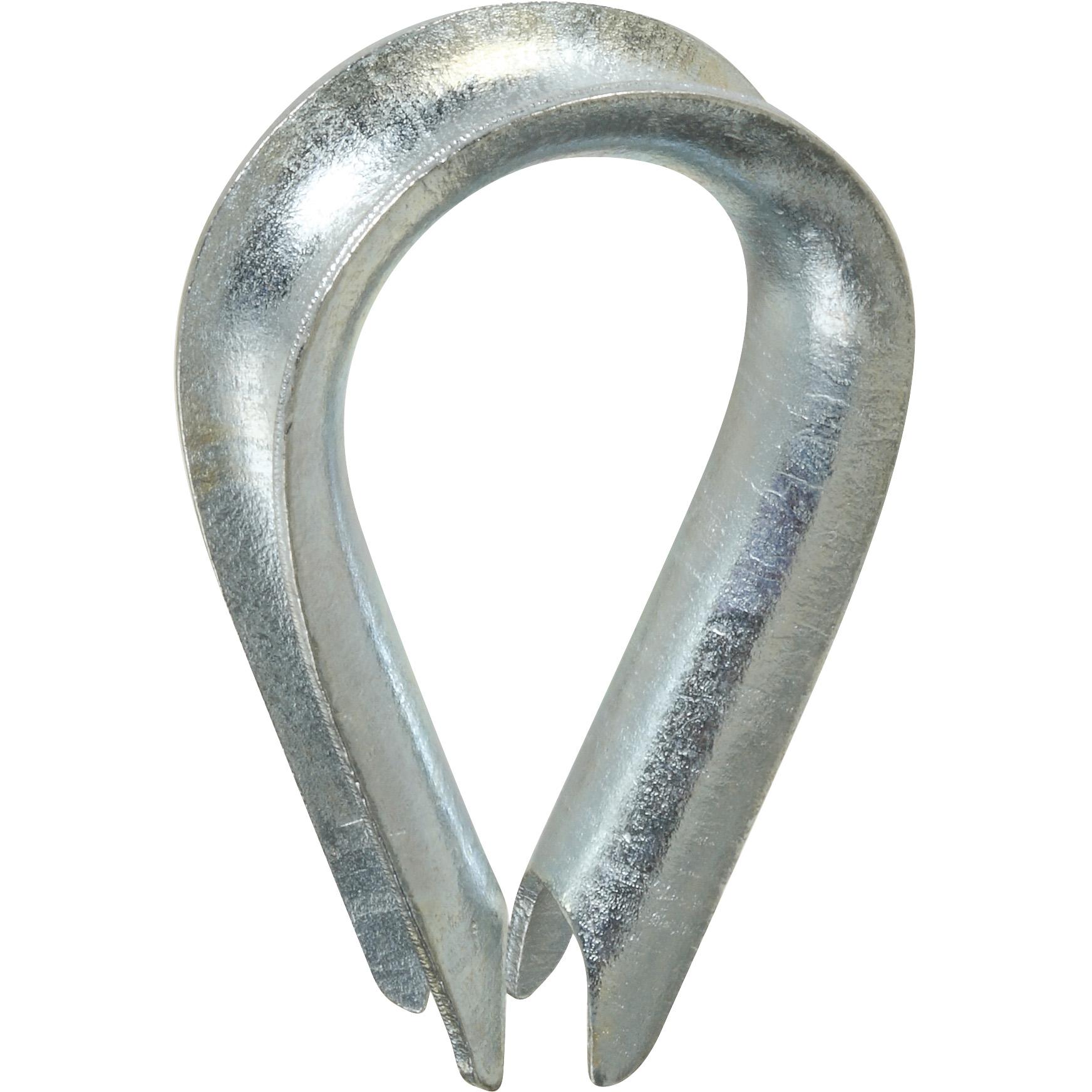 3232BC 3/8" Rope Thimble - Zinc Plated