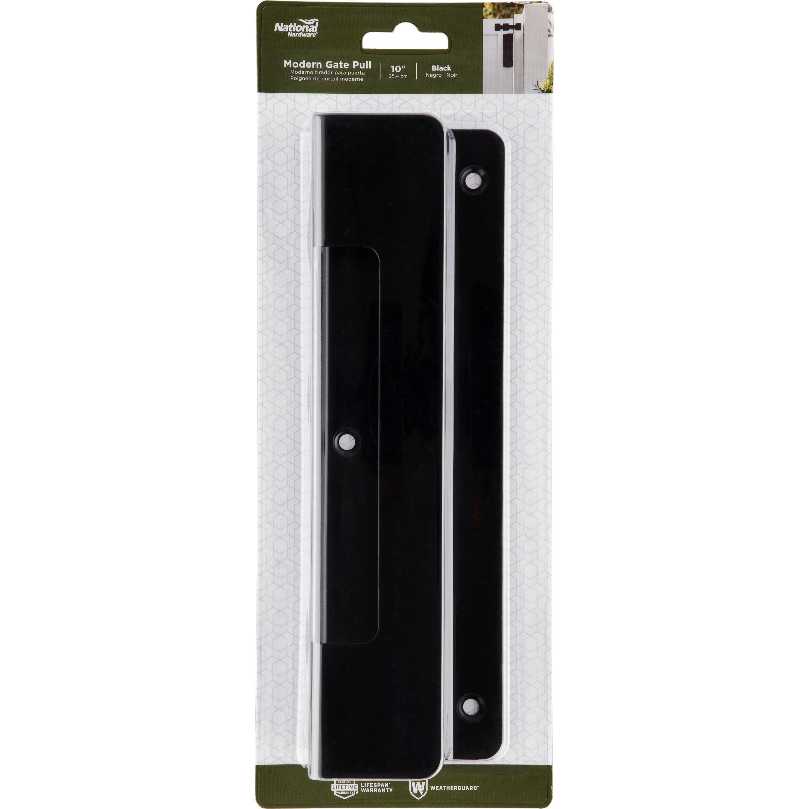 V1105 Modern Gate Pull - Black