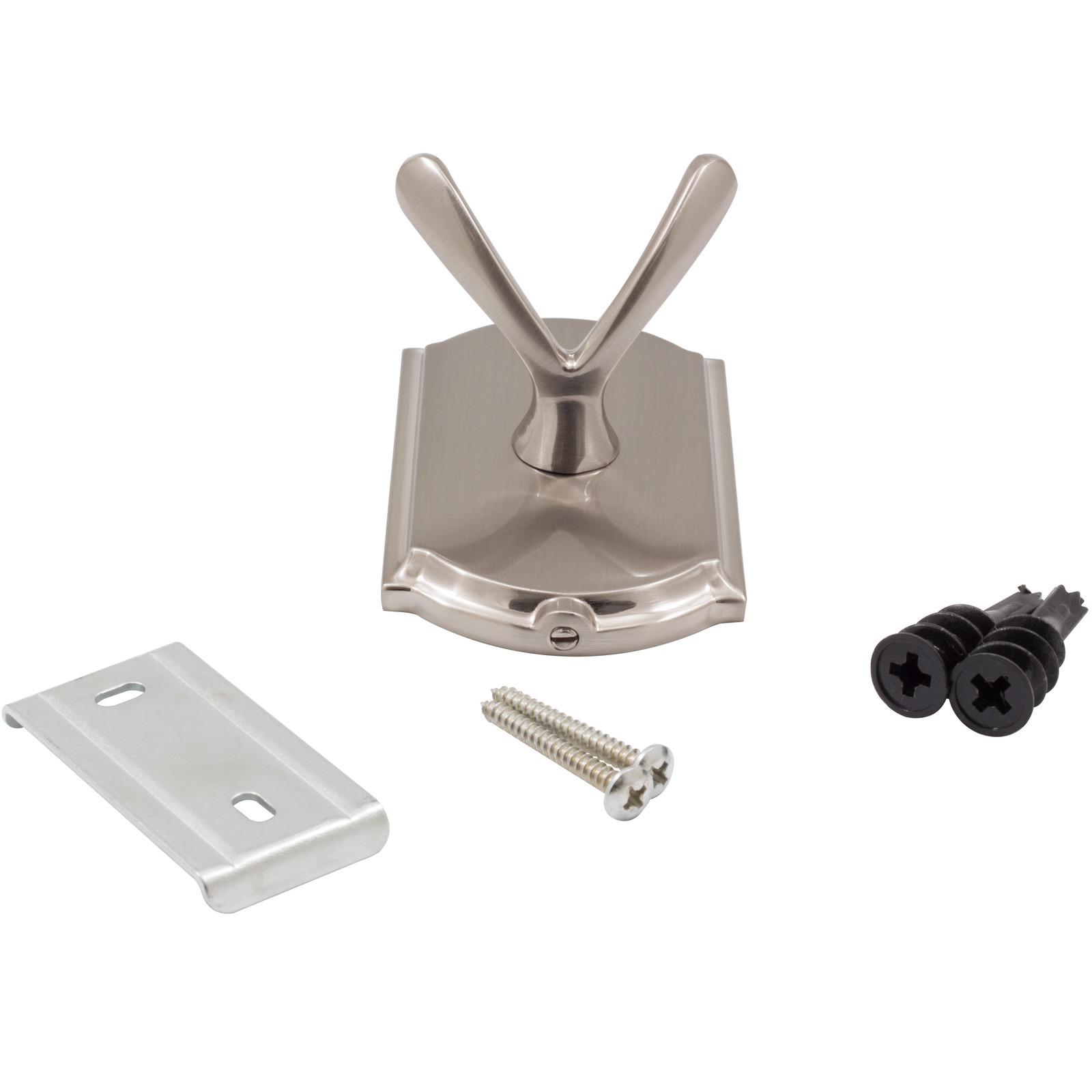 Stone Harbor Hardware Cambridge Robe Hook, Satin Nickel