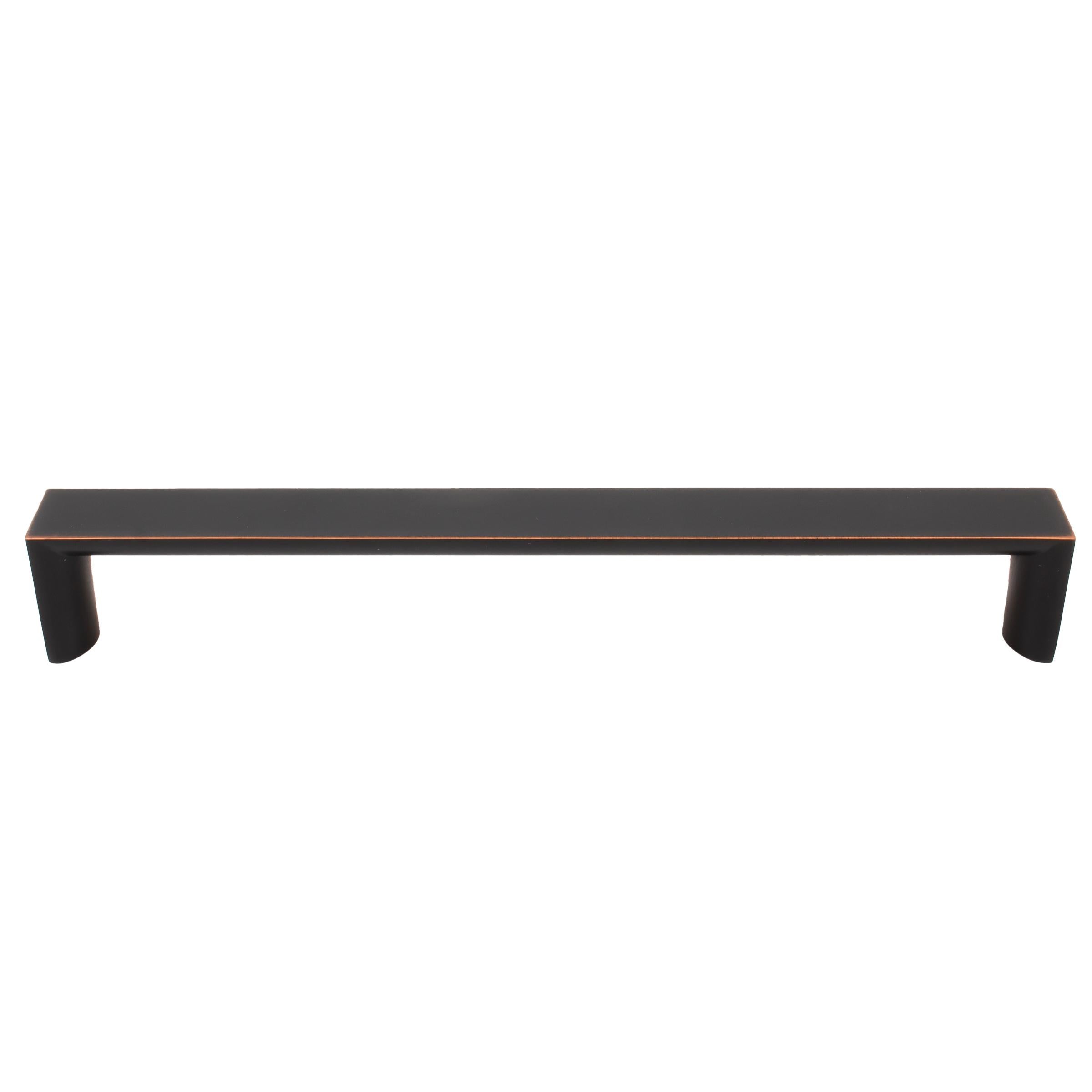 Stone Harbor Hardware Plateau Cabinet Pull, 192 Millimeters, Vintage Bronze