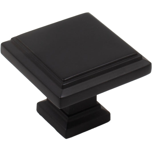 Stone Harbor Hardware Metropolis Cabinet Knob, Matte Black