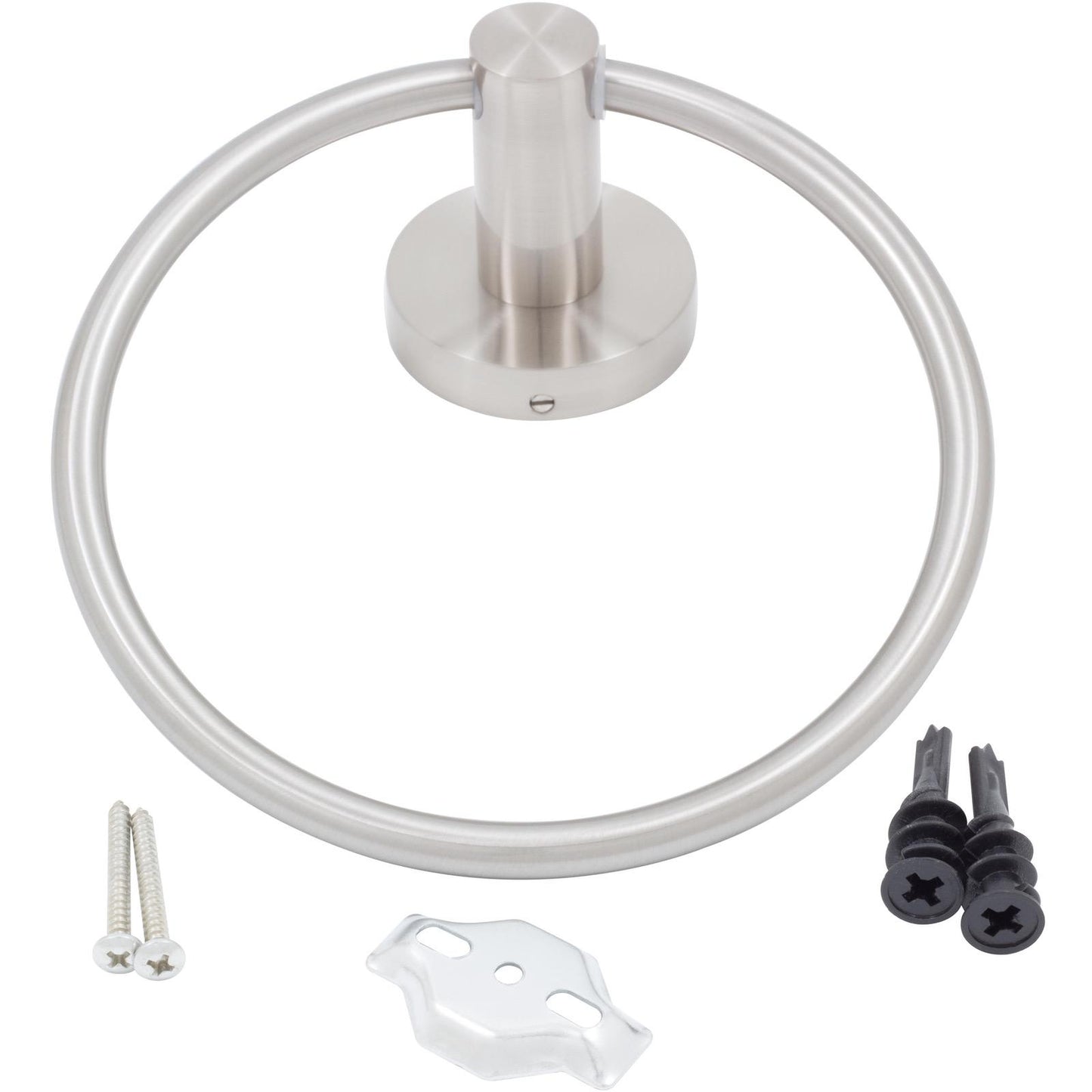 Stone Harbor Hardware Zurich Towel Ring, Satin Nickel