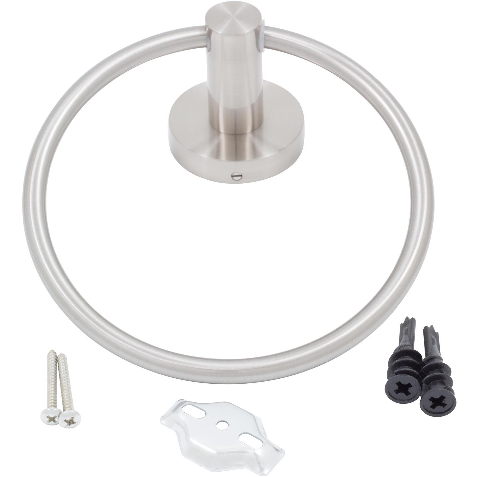 Stone Harbor Hardware Zurich Towel Ring, Satin Nickel