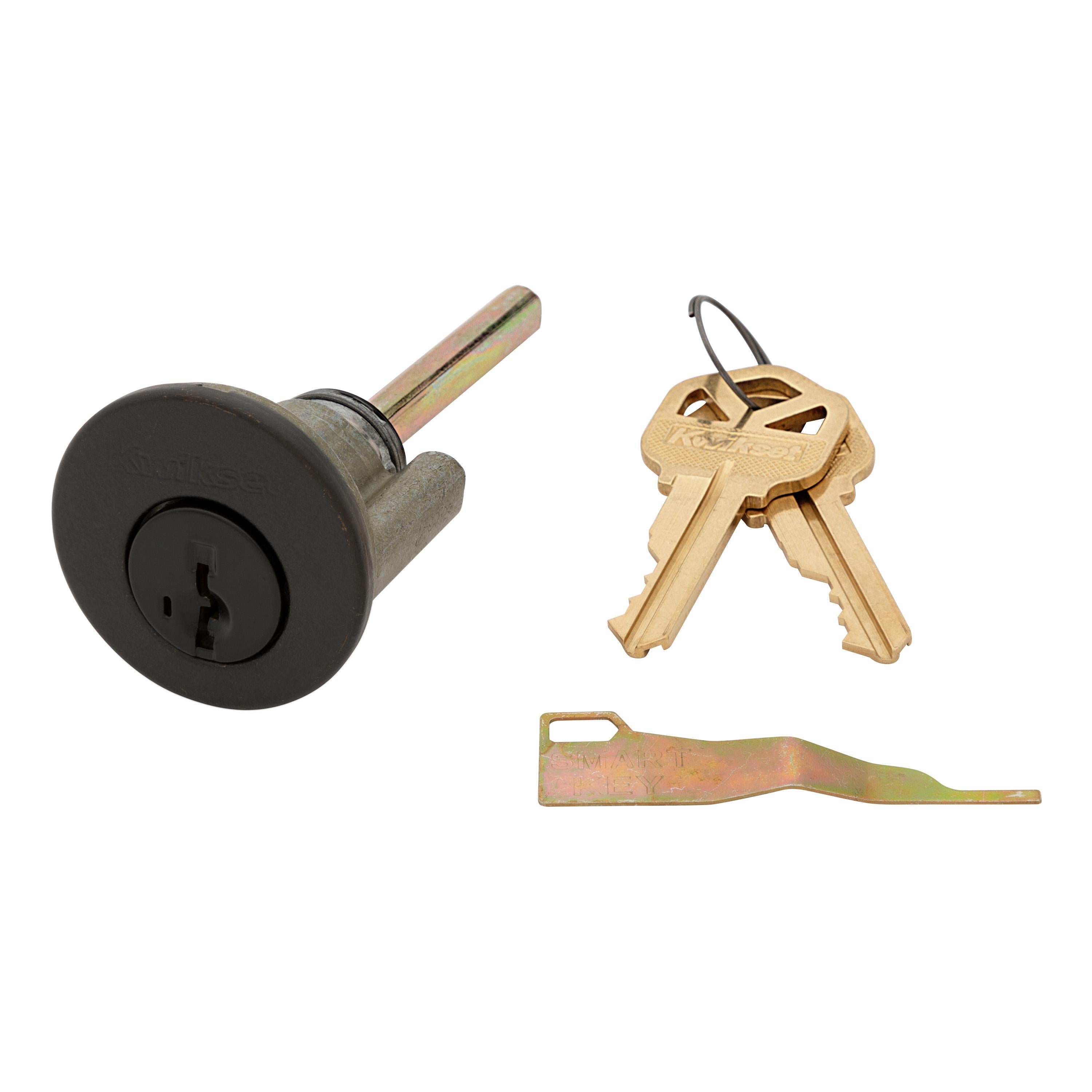 83343-007 Smartkey Exterior 1-Cyl Deadbolt Conversion Kit for Security Series - Venetian Bronze