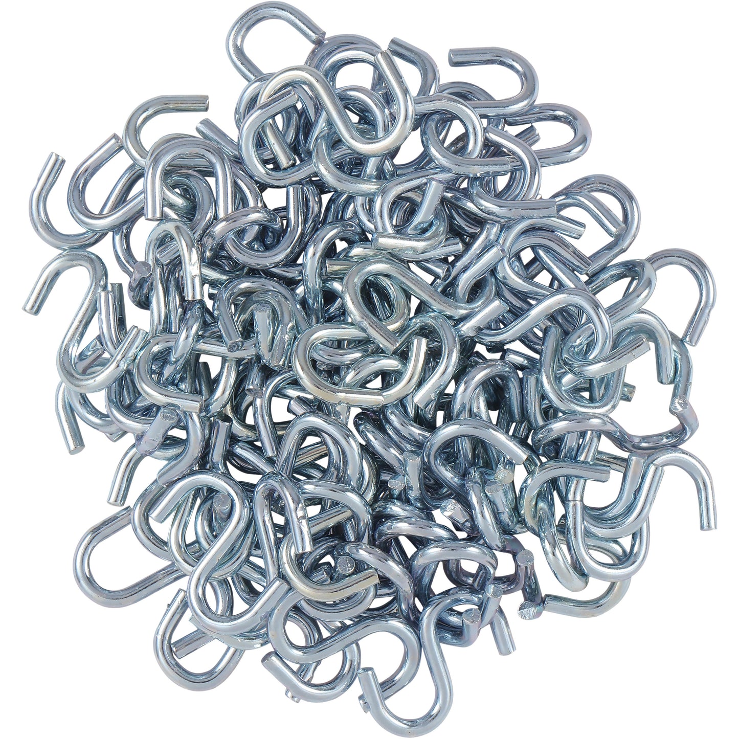 TP2076 1" Open S Hook 100/pk - Zinc Plated